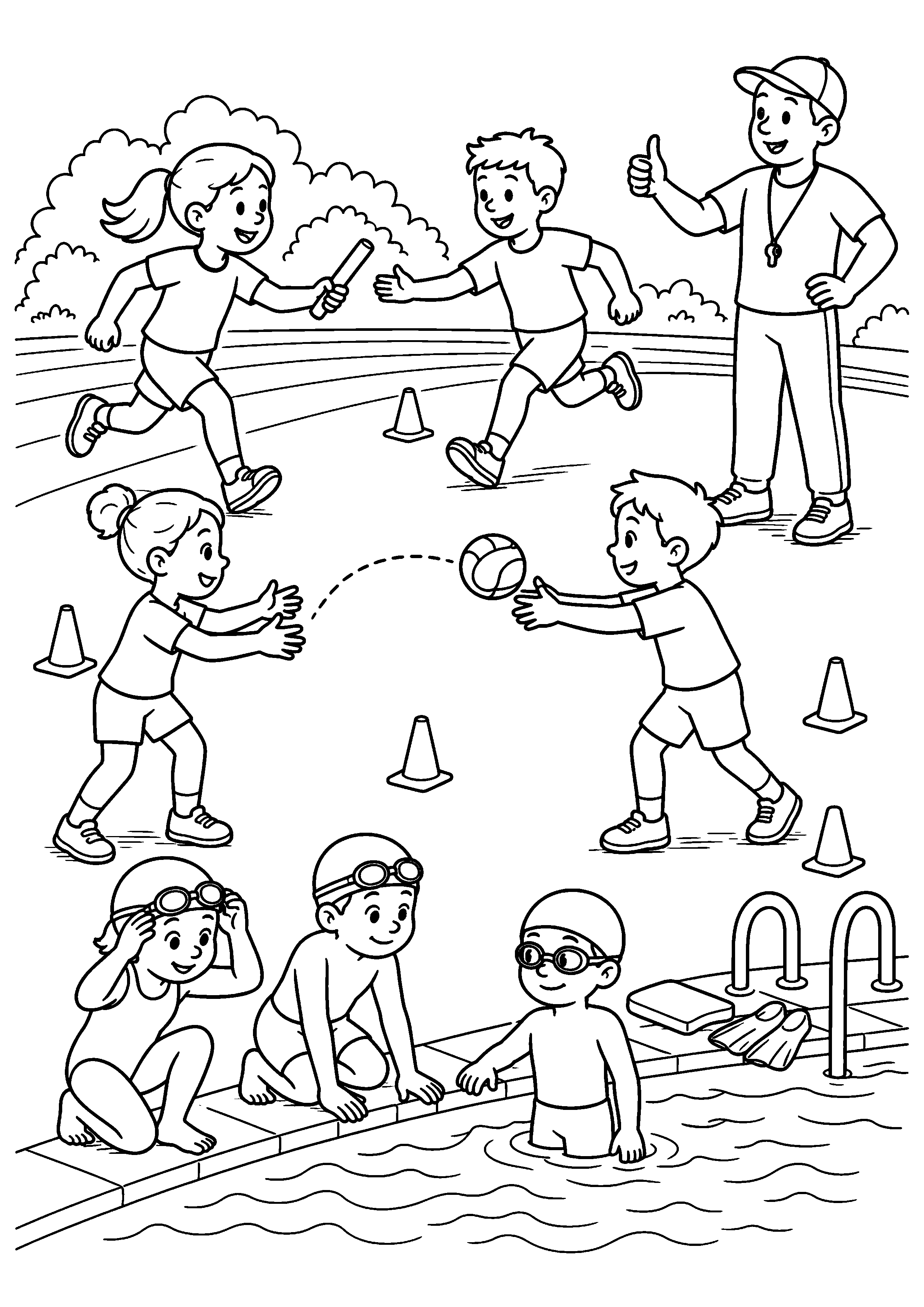 Coloriage Jeux olympiques – dessin 15