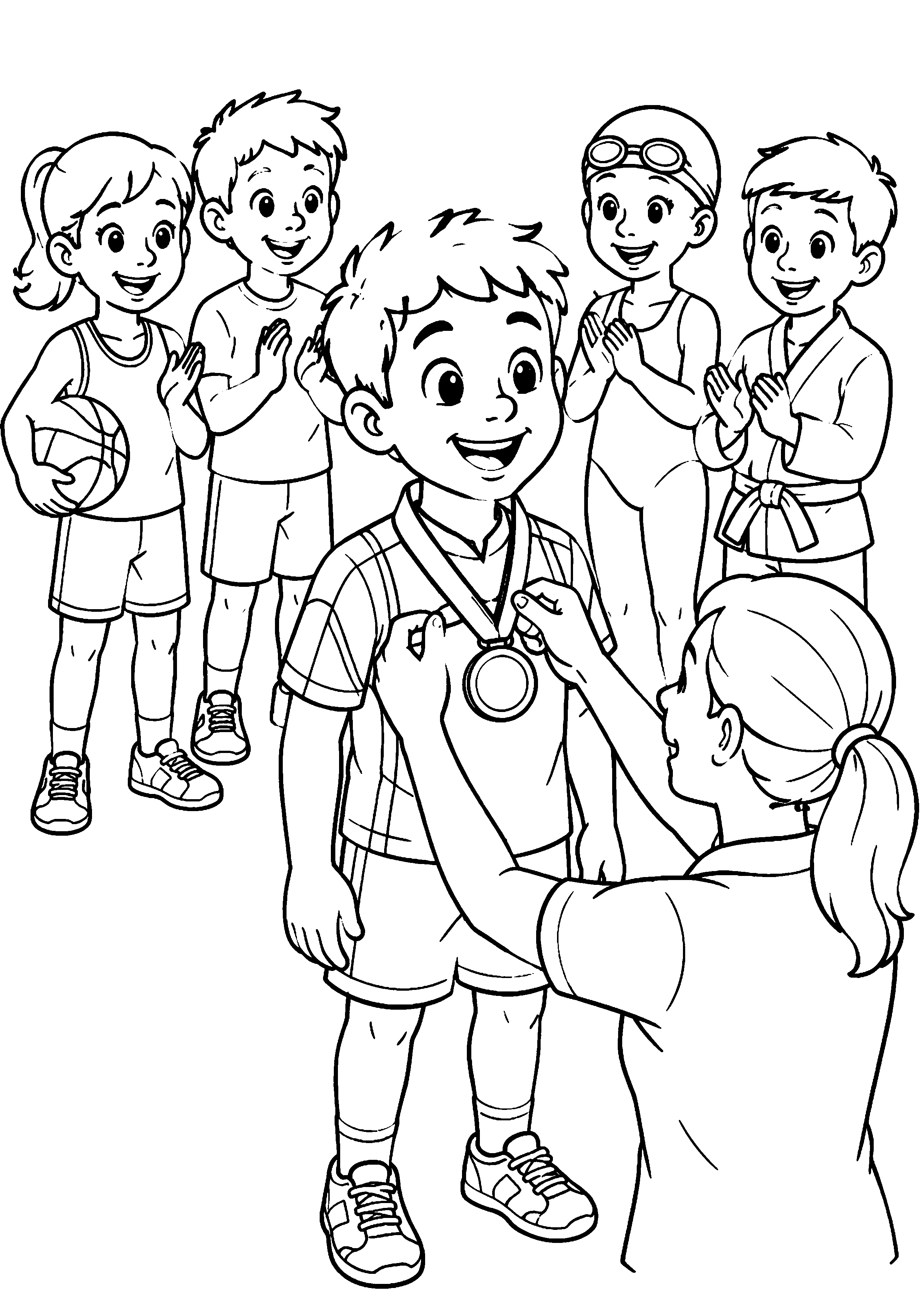 Coloriage Jeux olympiques – dessin 14