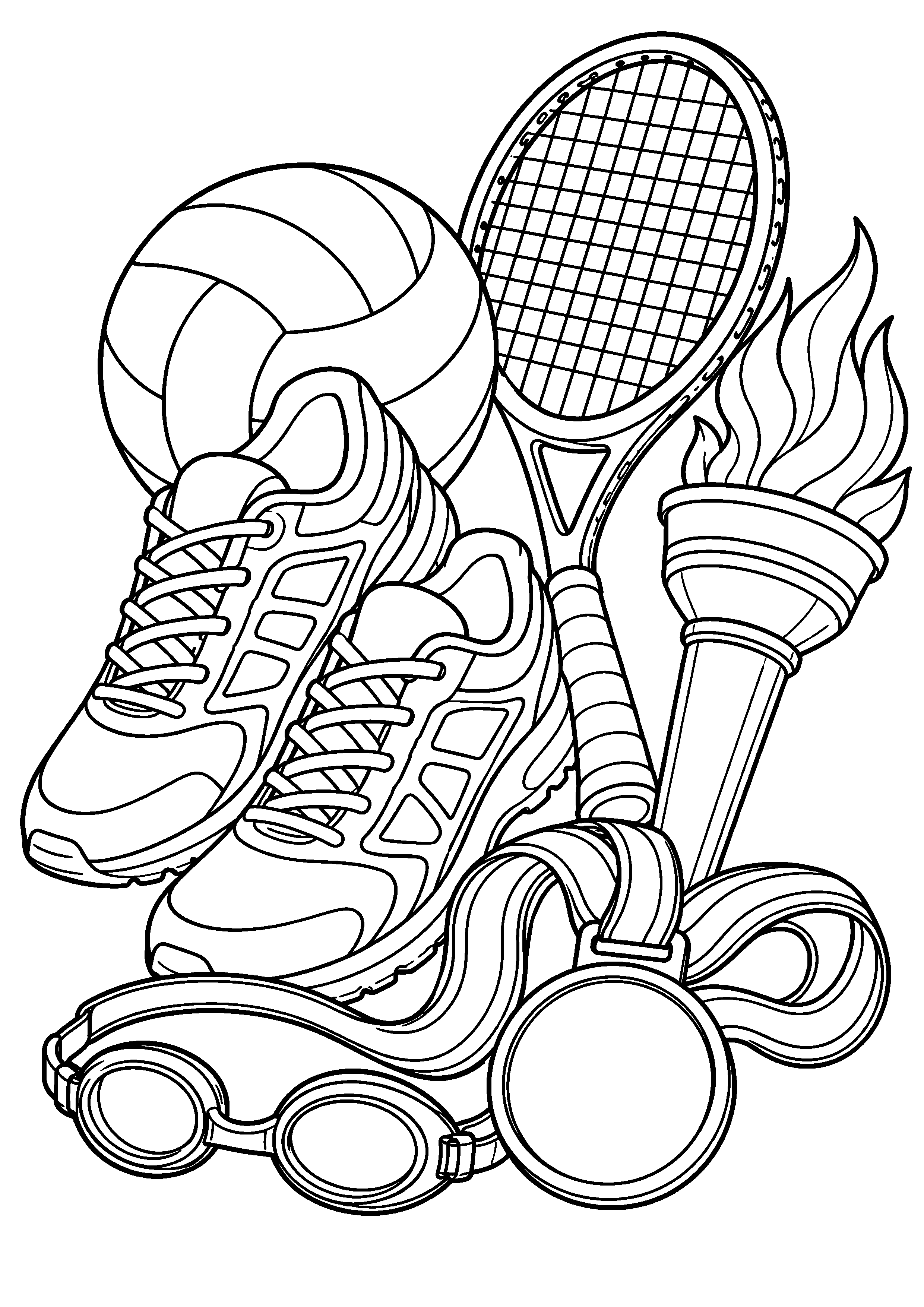 Coloriage Jeux olympiques – dessin 9