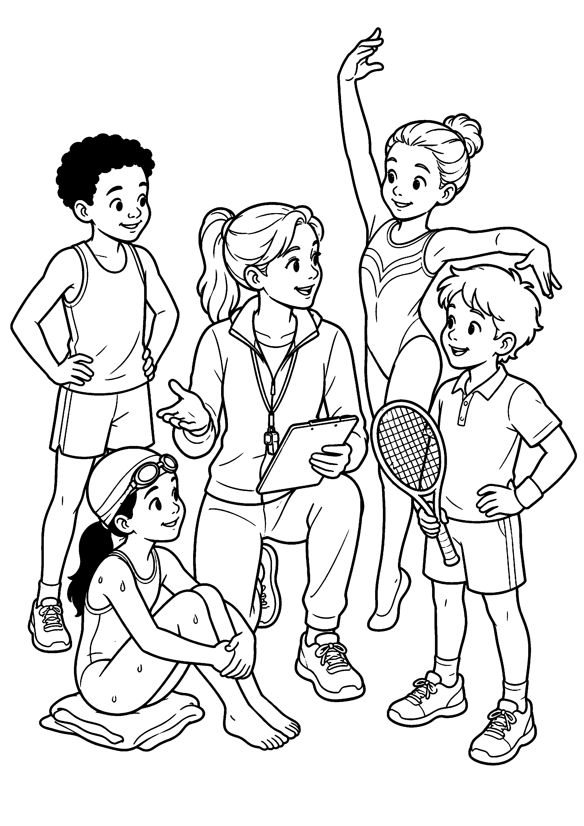 Coloriage Jeux olympiques – dessin 8