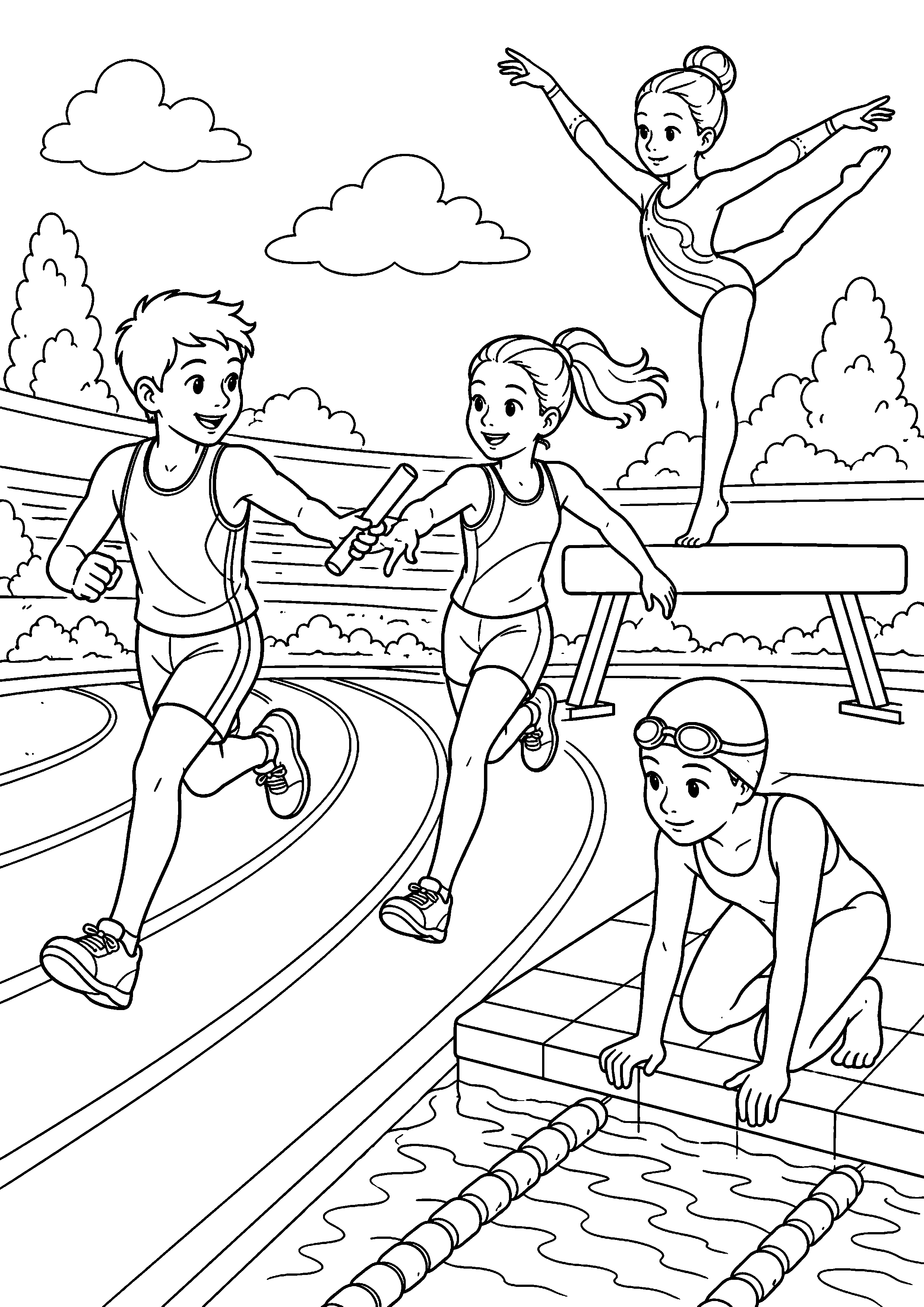 Coloriage Jeux olympiques – dessin 7