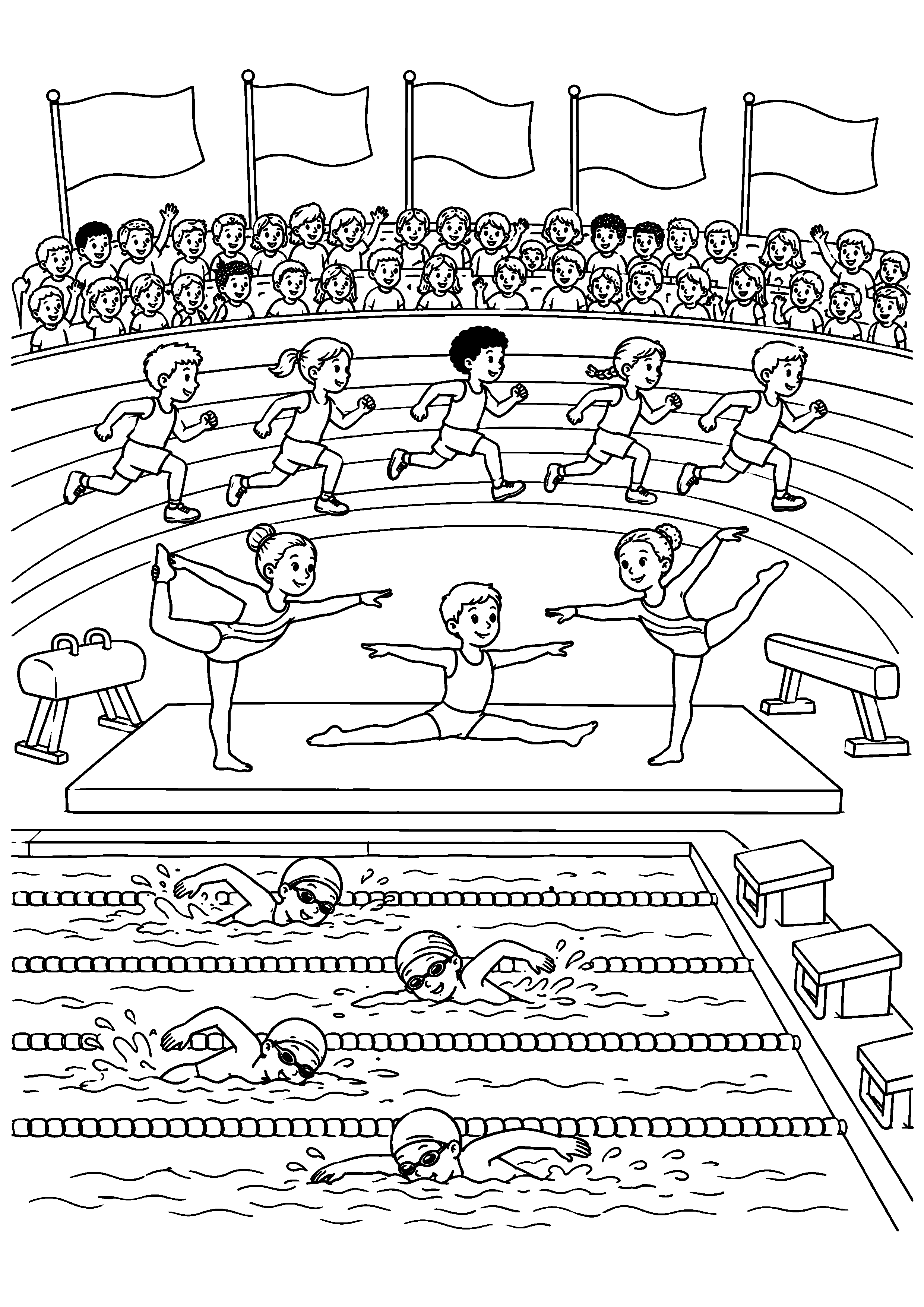 Coloriage Jeux olympiques – dessin 6