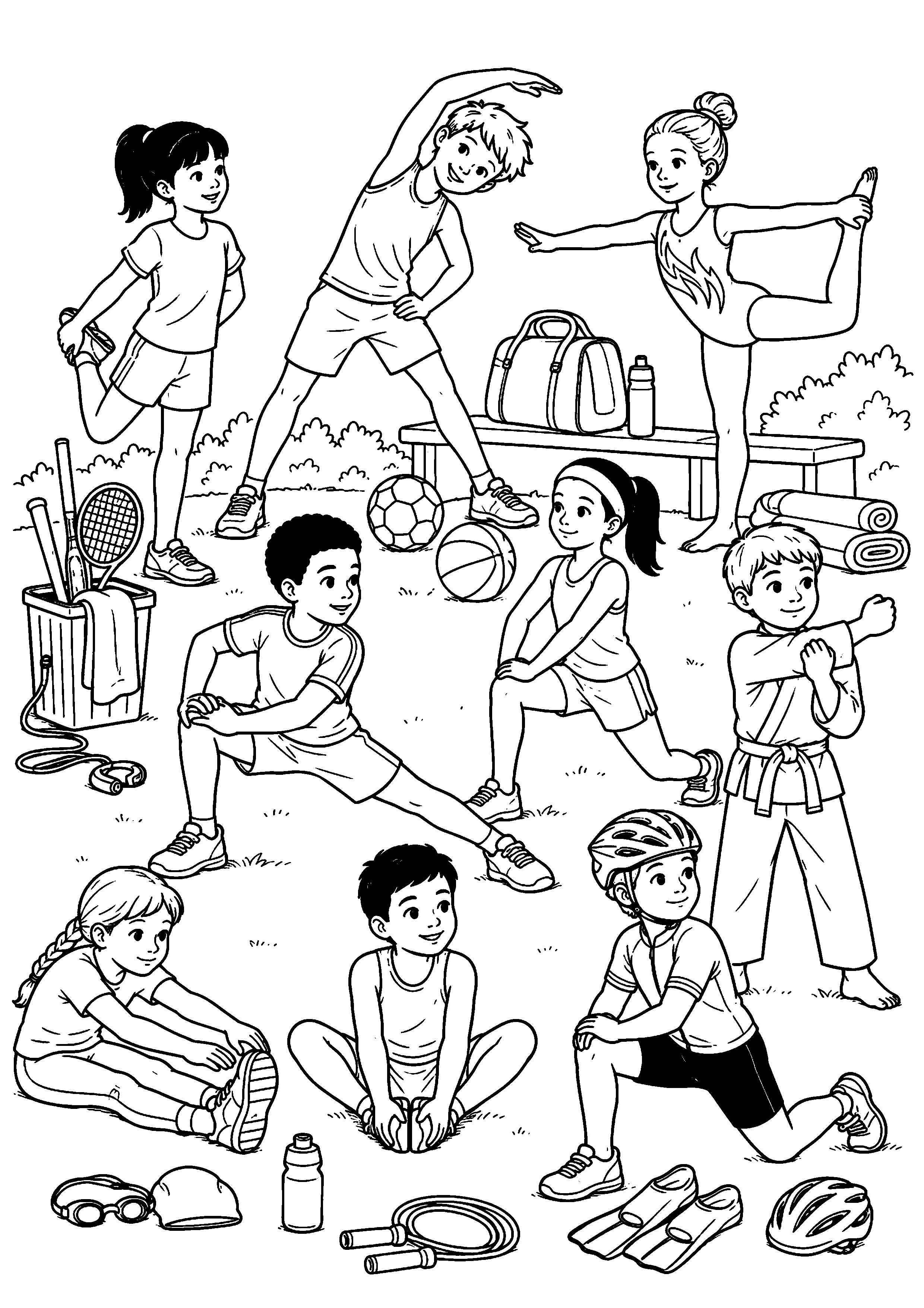 Coloriage Jeux olympiques – dessin 5