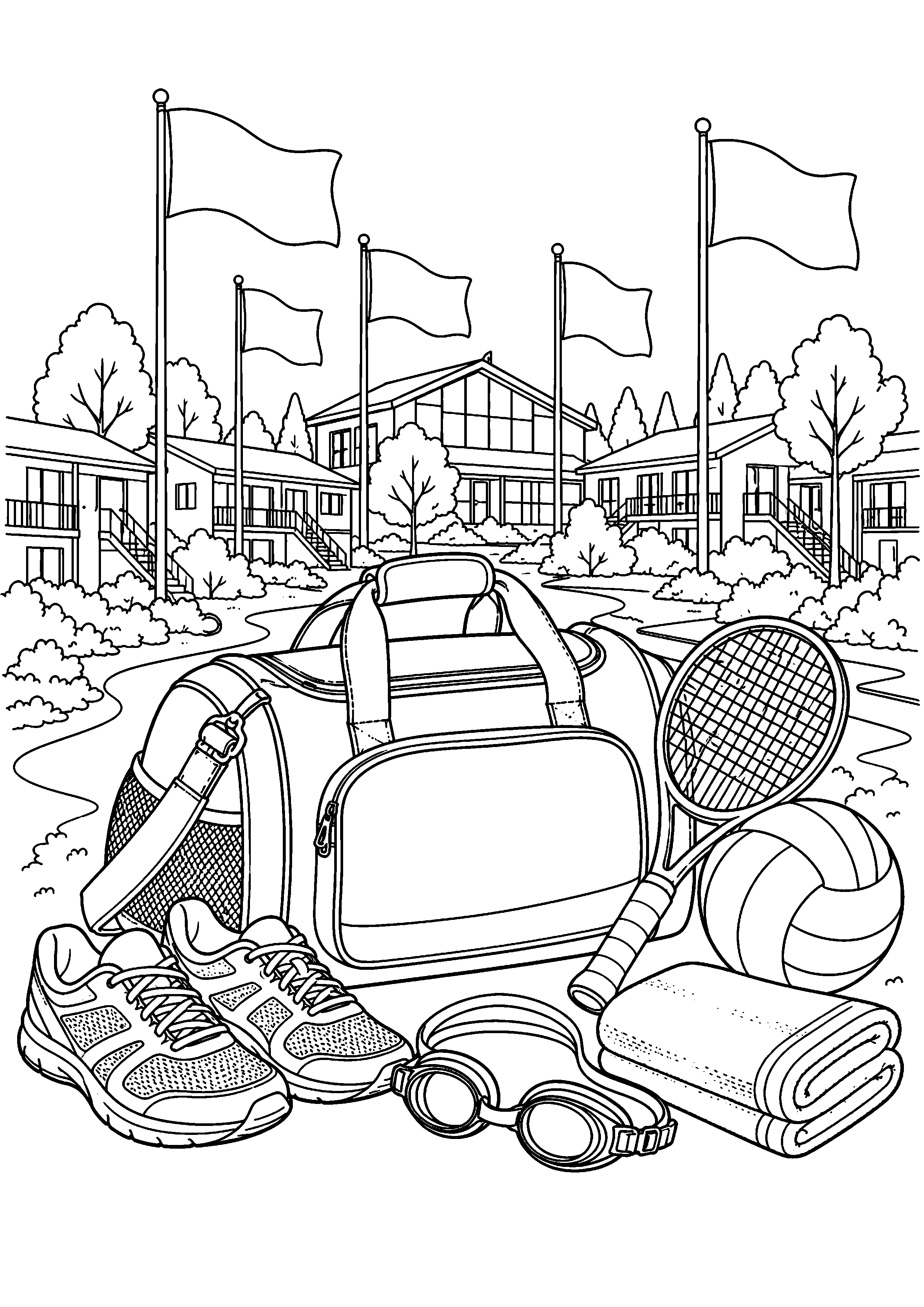 Coloriage Jeux olympiques – dessin 3