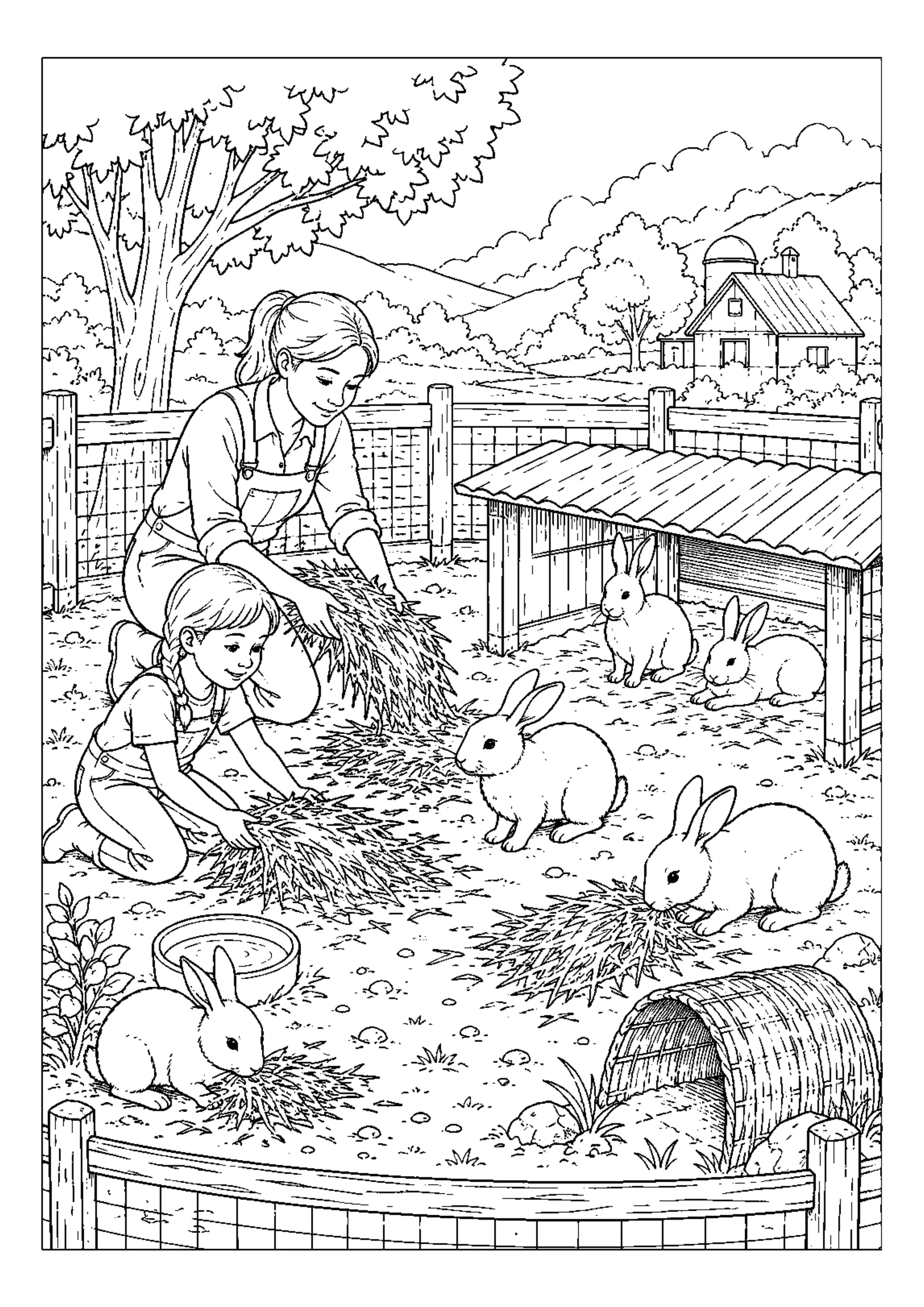 Coloriage Journée à la ferme à imprimer – dessin n°9