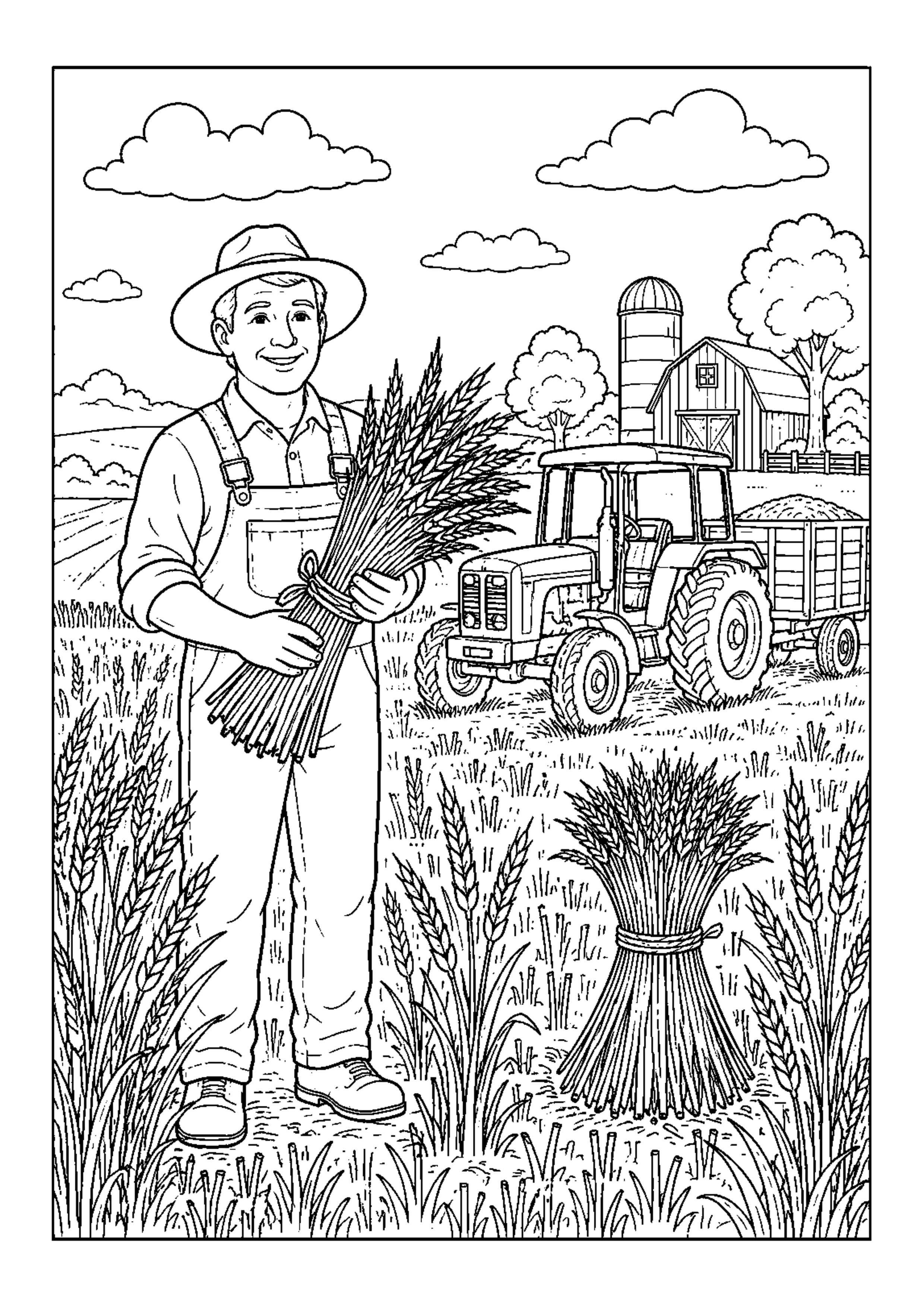 Coloriage Journée à la ferme à imprimer – dessin n°14