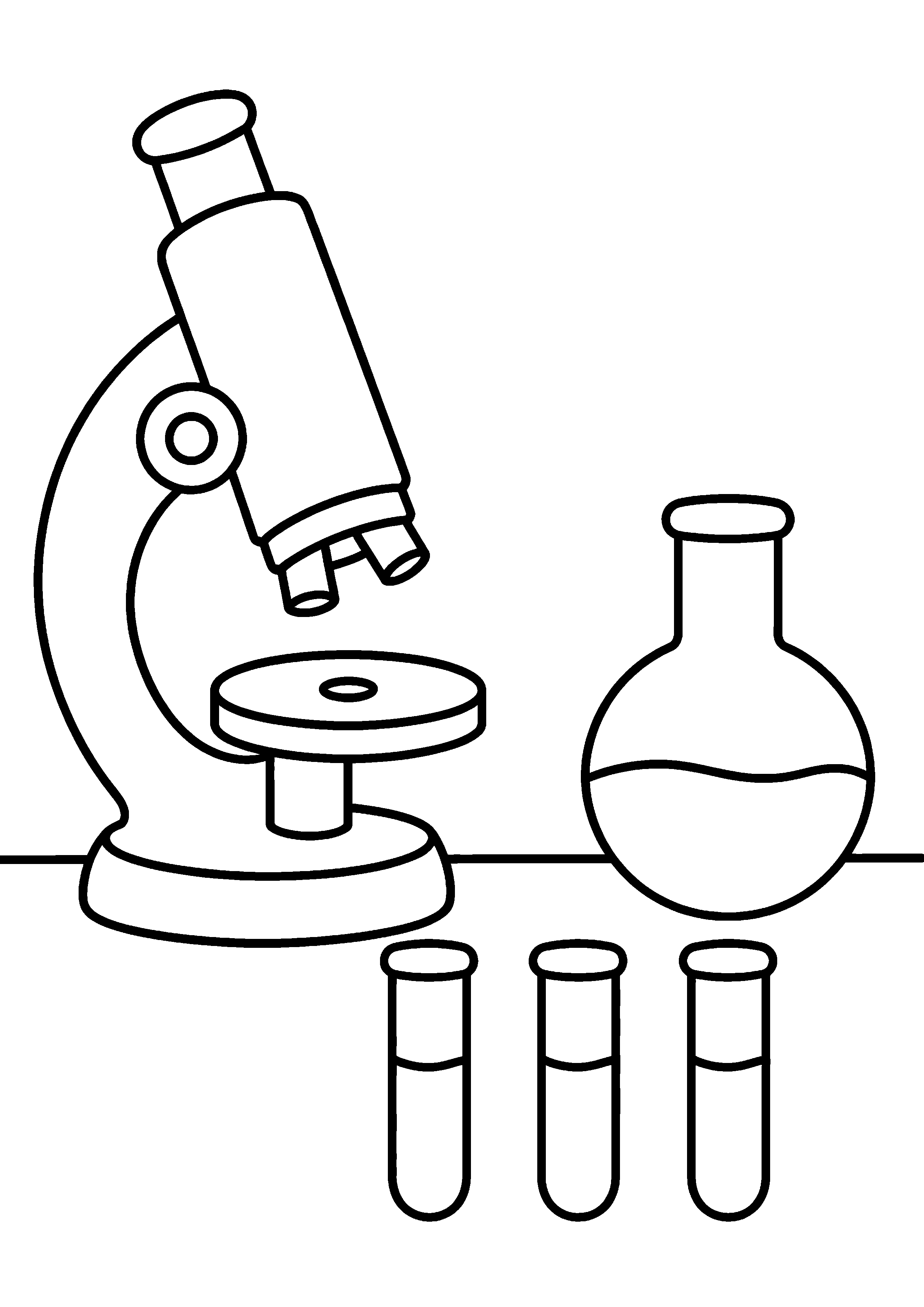 Coloriage Laboratoire – dessin 14