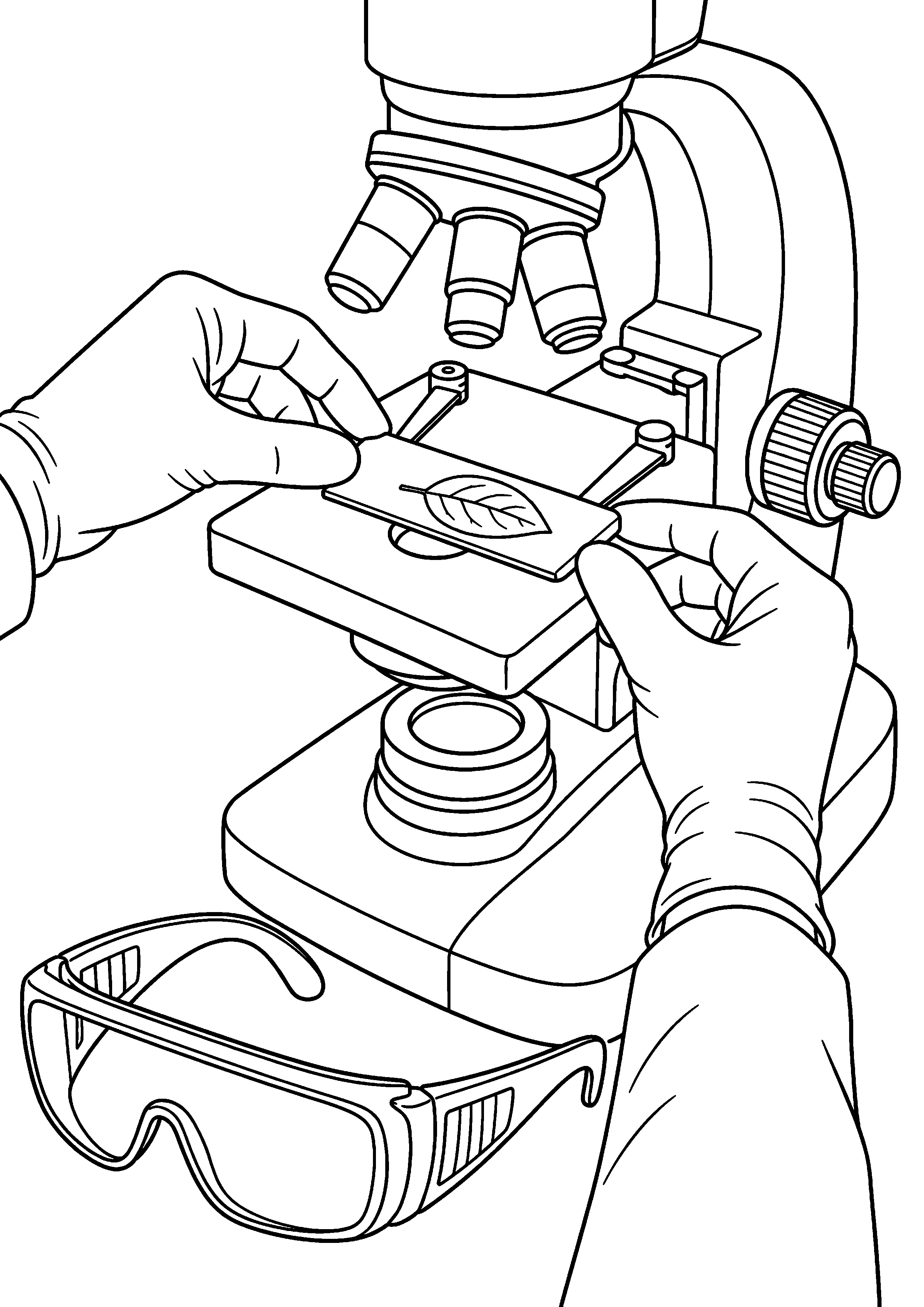 Coloriage Laboratoire – dessin 7