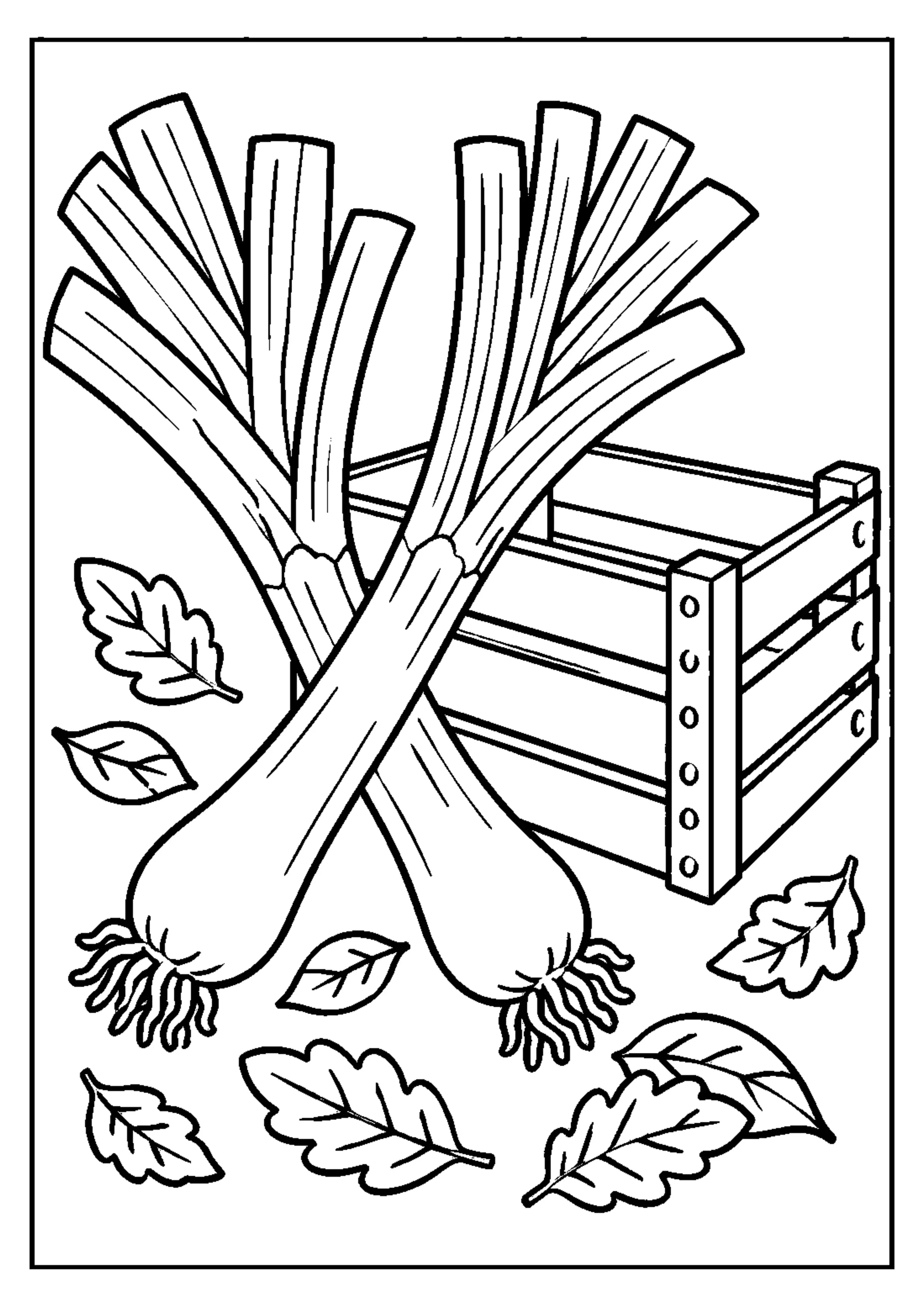 Coloriage Légumes rigolos à imprimer – dessin n°6