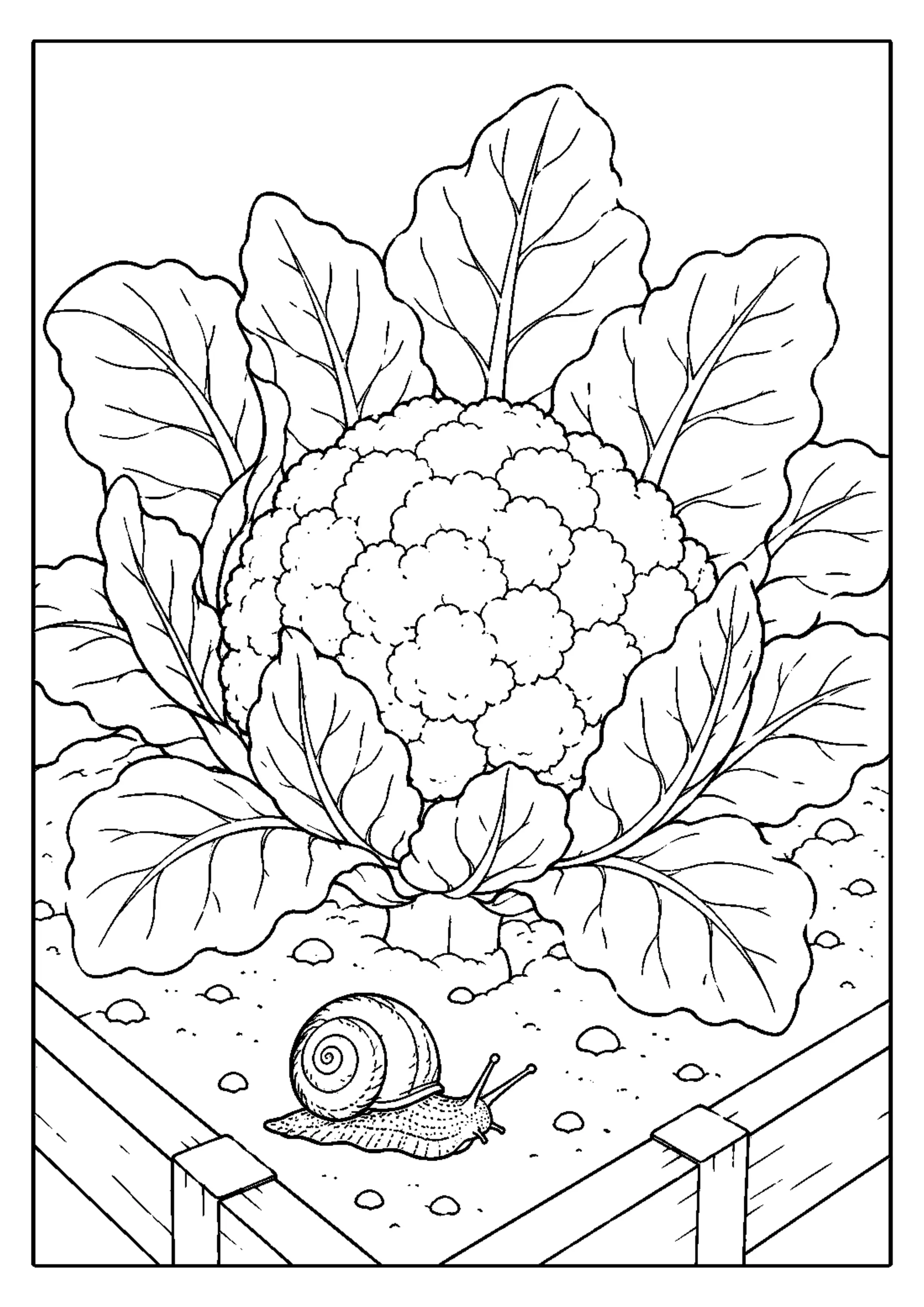 Coloriage Légumes rigolos à imprimer – dessin n°7