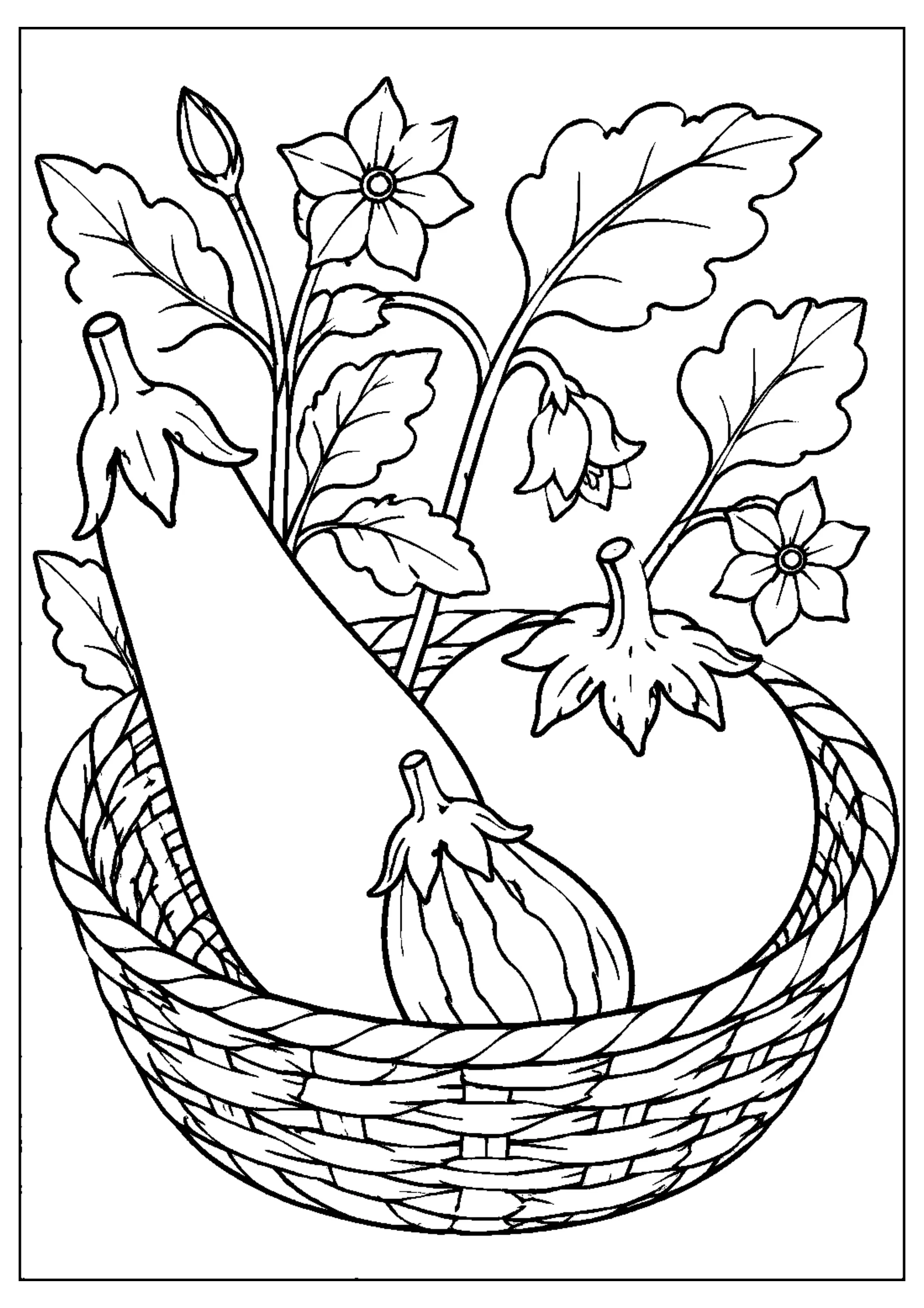 Coloriage Légumes rigolos à imprimer – dessin n°8