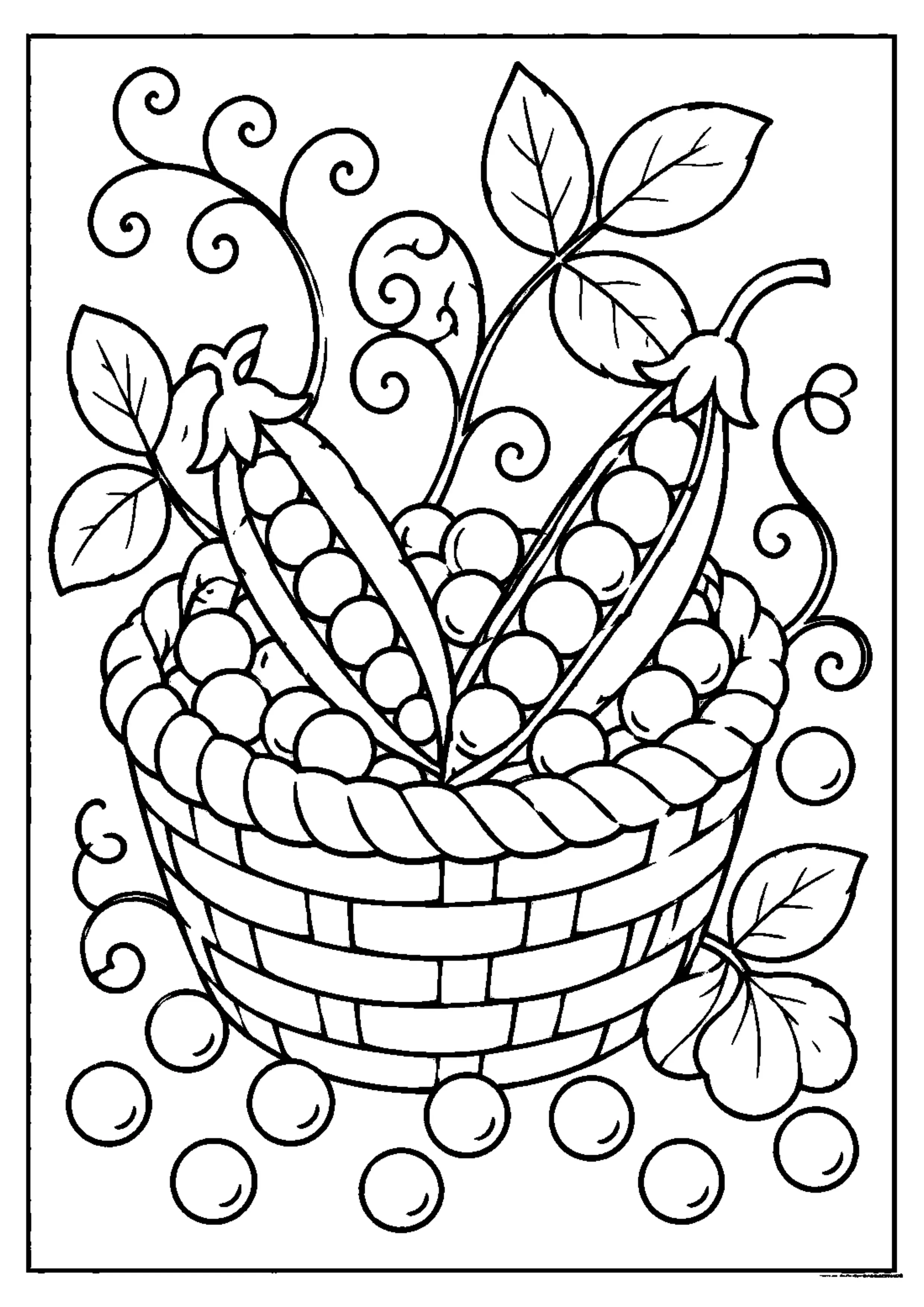 Coloriage Légumes rigolos à imprimer – dessin n°9
