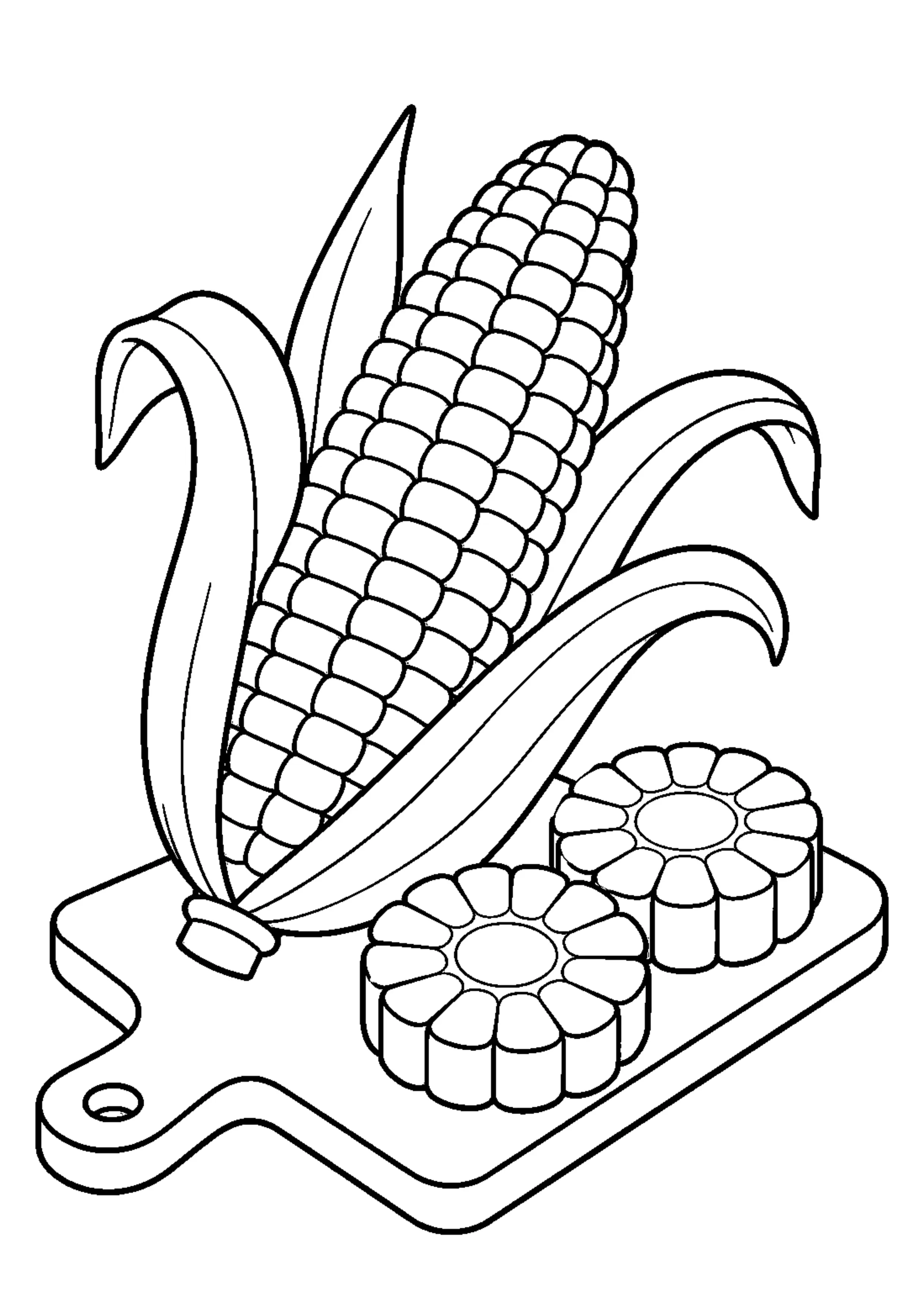 Coloriage Légumes rigolos à imprimer – dessin n°10