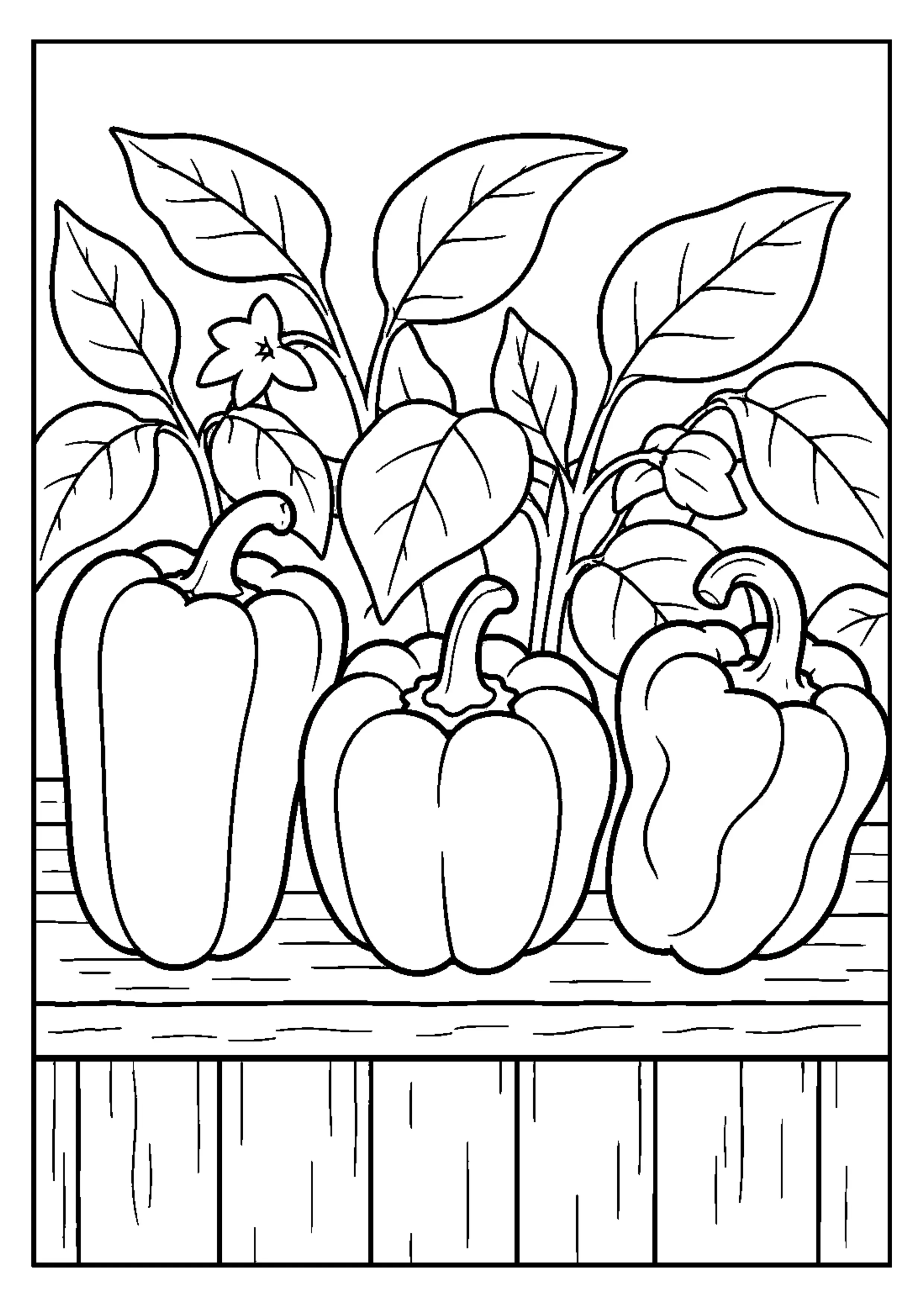 Coloriage Légumes rigolos à imprimer – dessin n°12