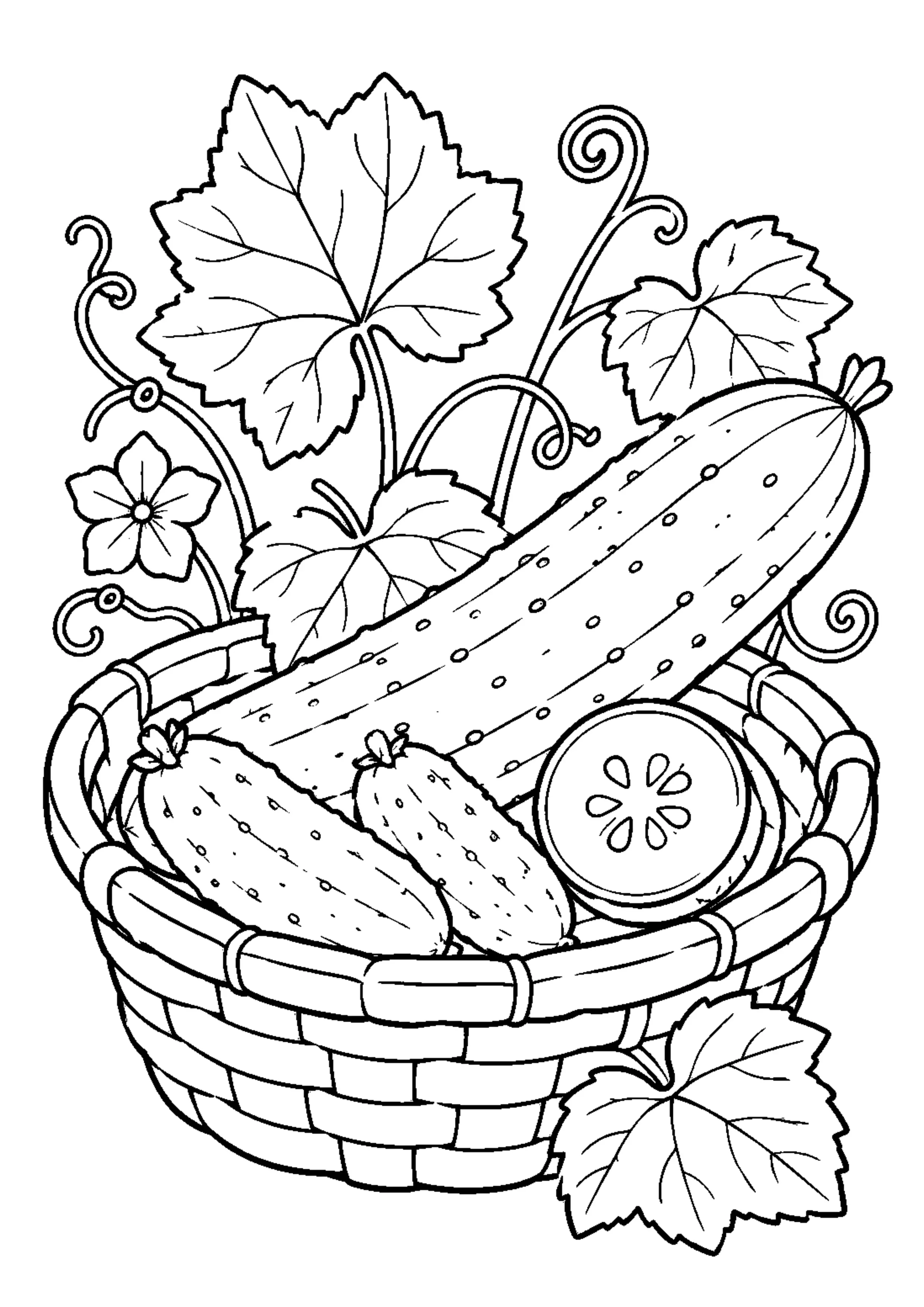 Coloriage Légumes rigolos à imprimer – dessin n°13