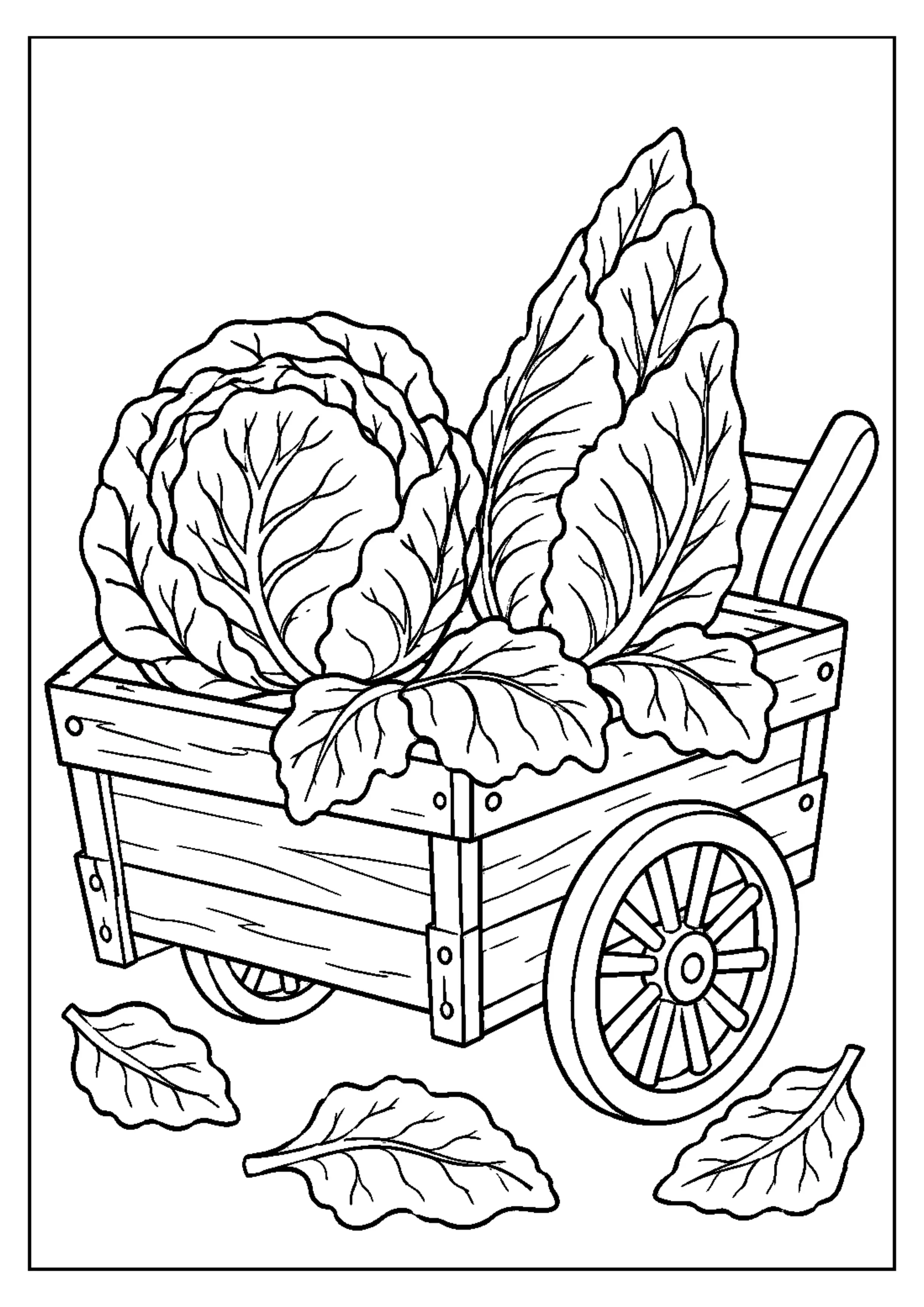 Coloriage Légumes rigolos à imprimer – dessin n°17