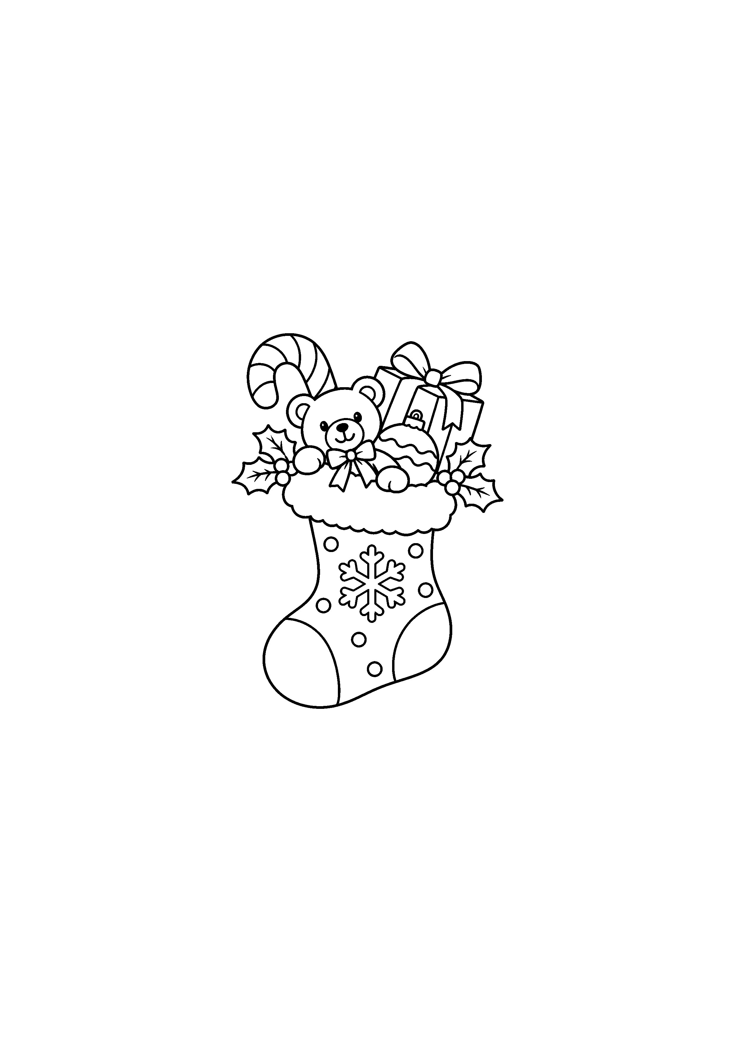 Coloriage Pile d'enveloppes avec cadeaux de Noël à imprimer gratuitement