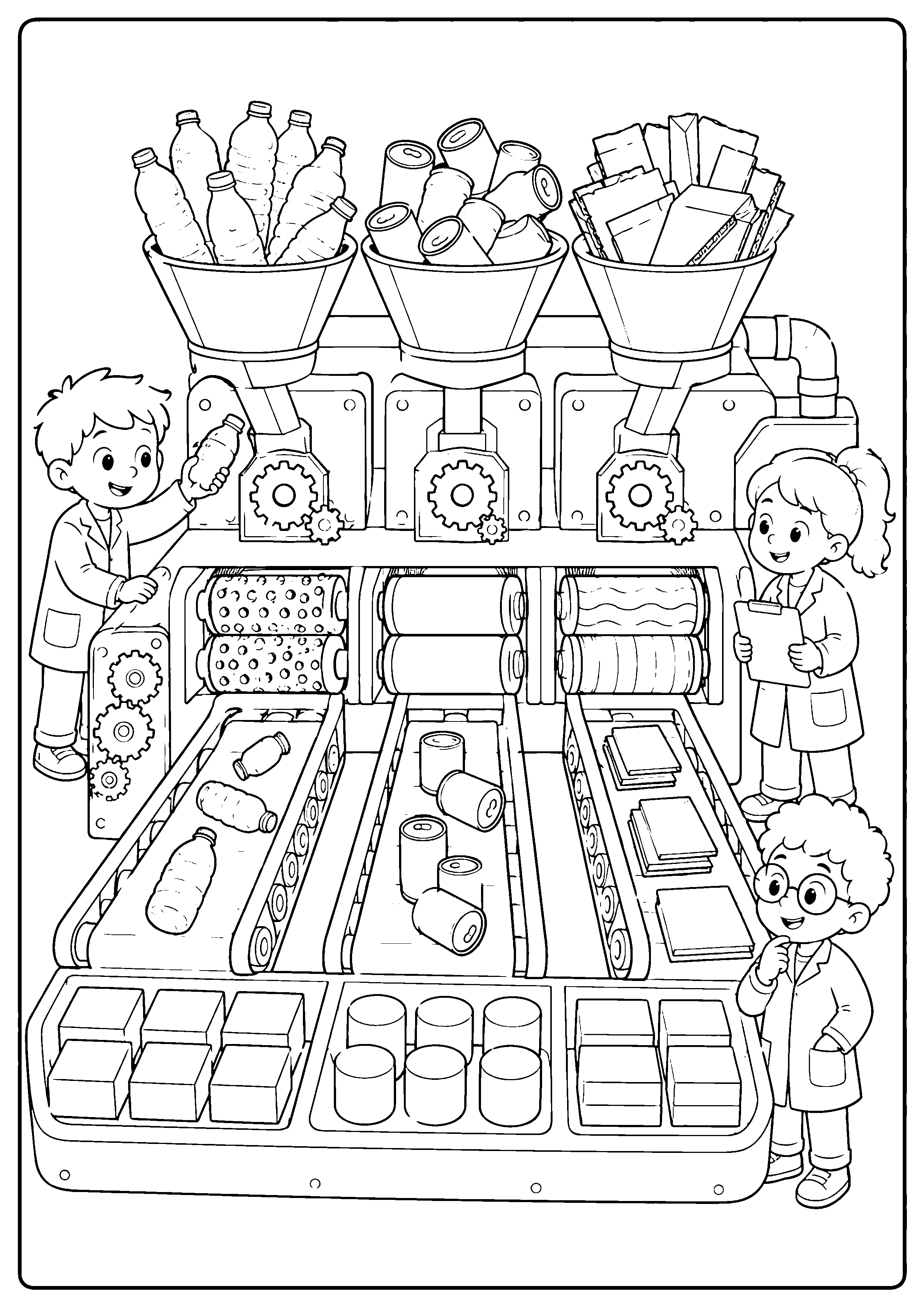 Coloriage machine d’inventeur à imprimer – dessin n°15