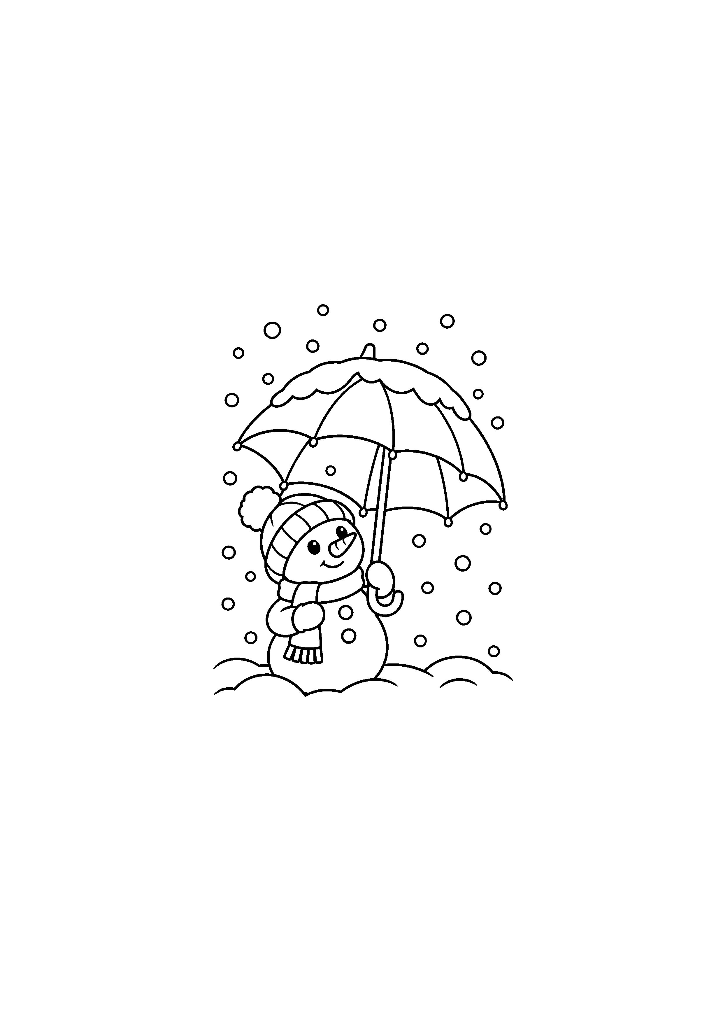 Coloriage Maison avec porche cloche et couronne de Noël à imprimer gratuitement