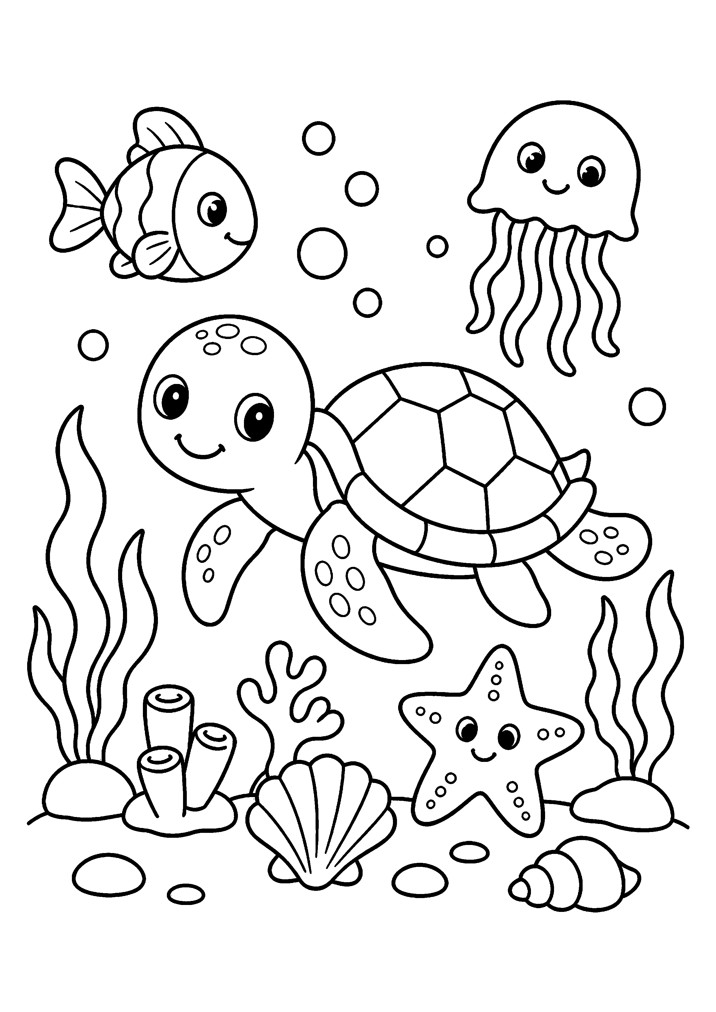 Coloriage Mer à imprimer – dessin 4
