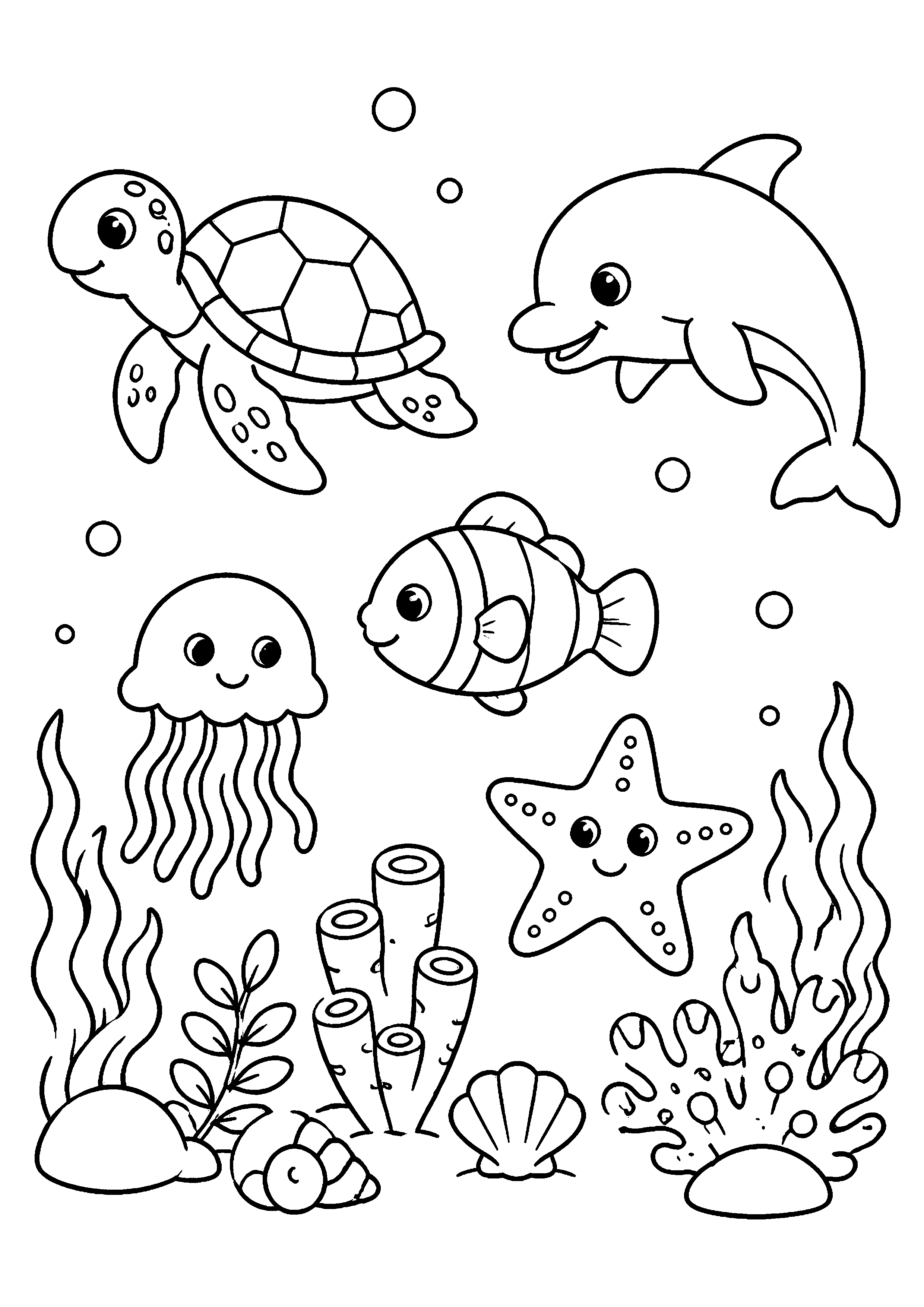 Coloriage Mer à imprimer – dessin n°5