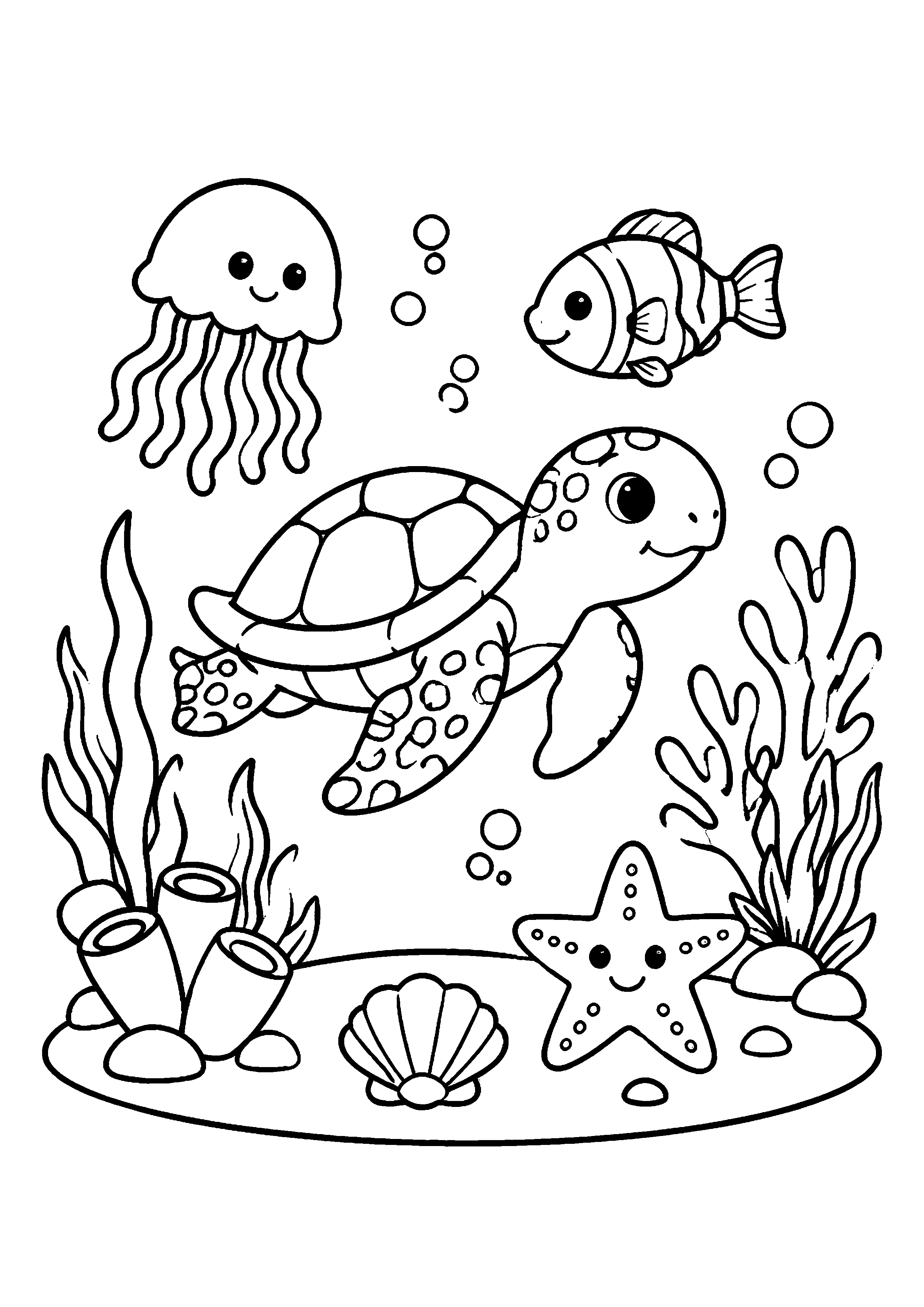Coloriage Mer à imprimer – dessin n°6
