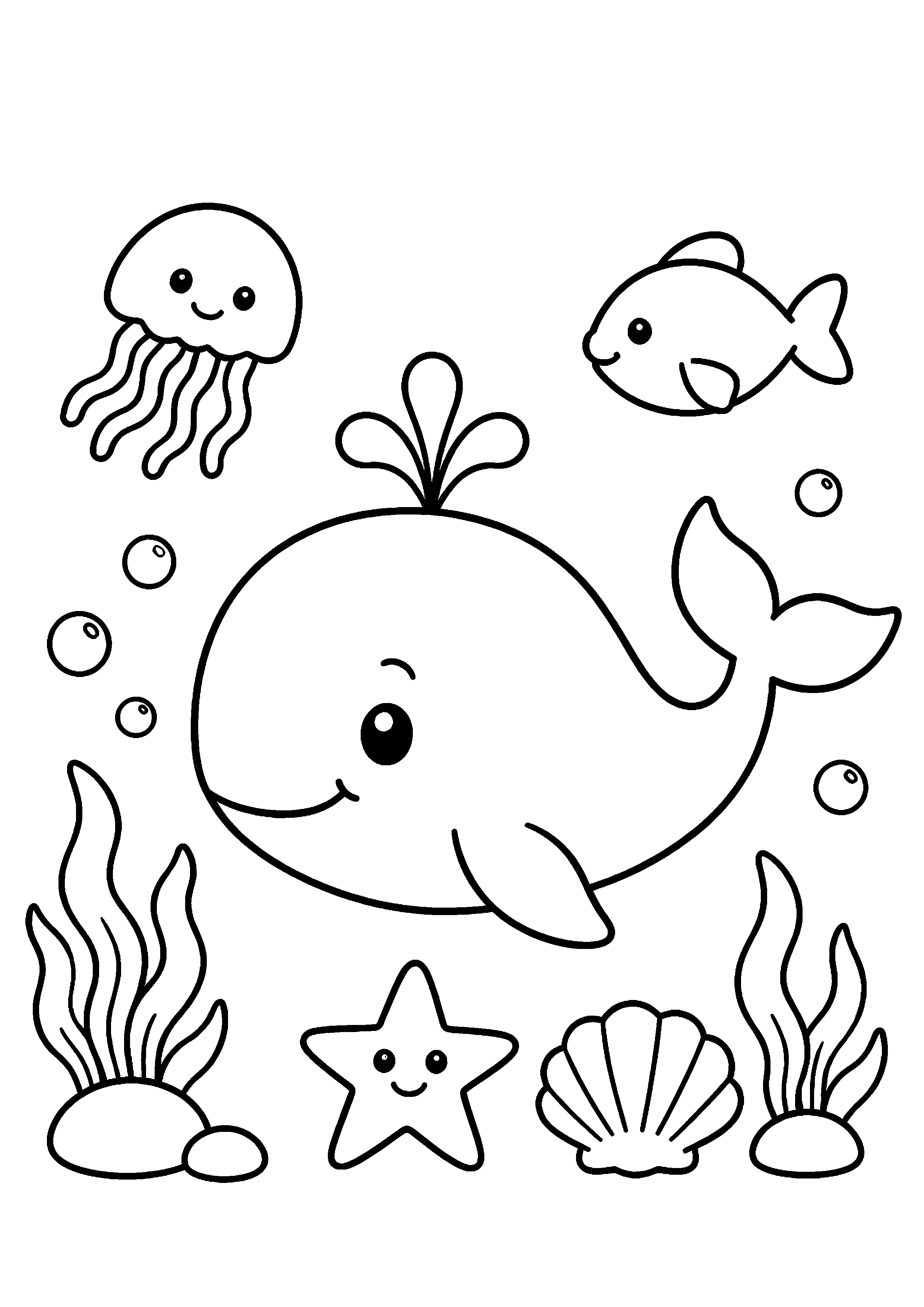 Coloriage Mer à imprimer – dessin n°7