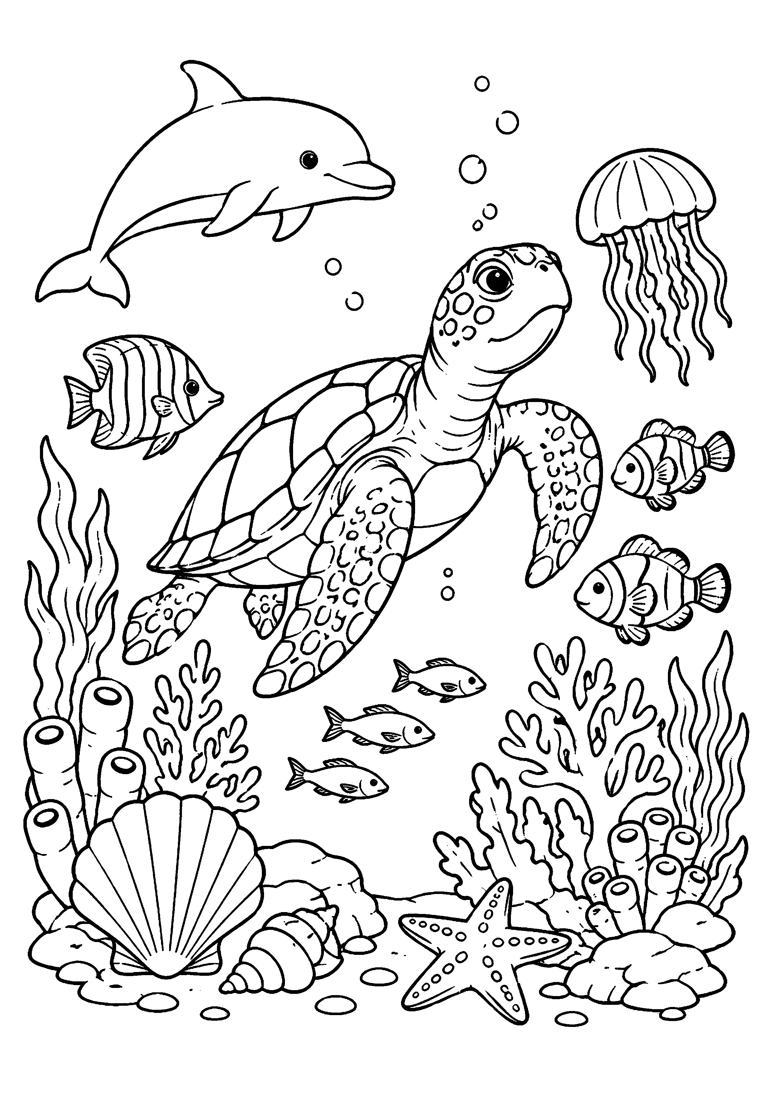 Coloriage Mer à imprimer – dessin n°8