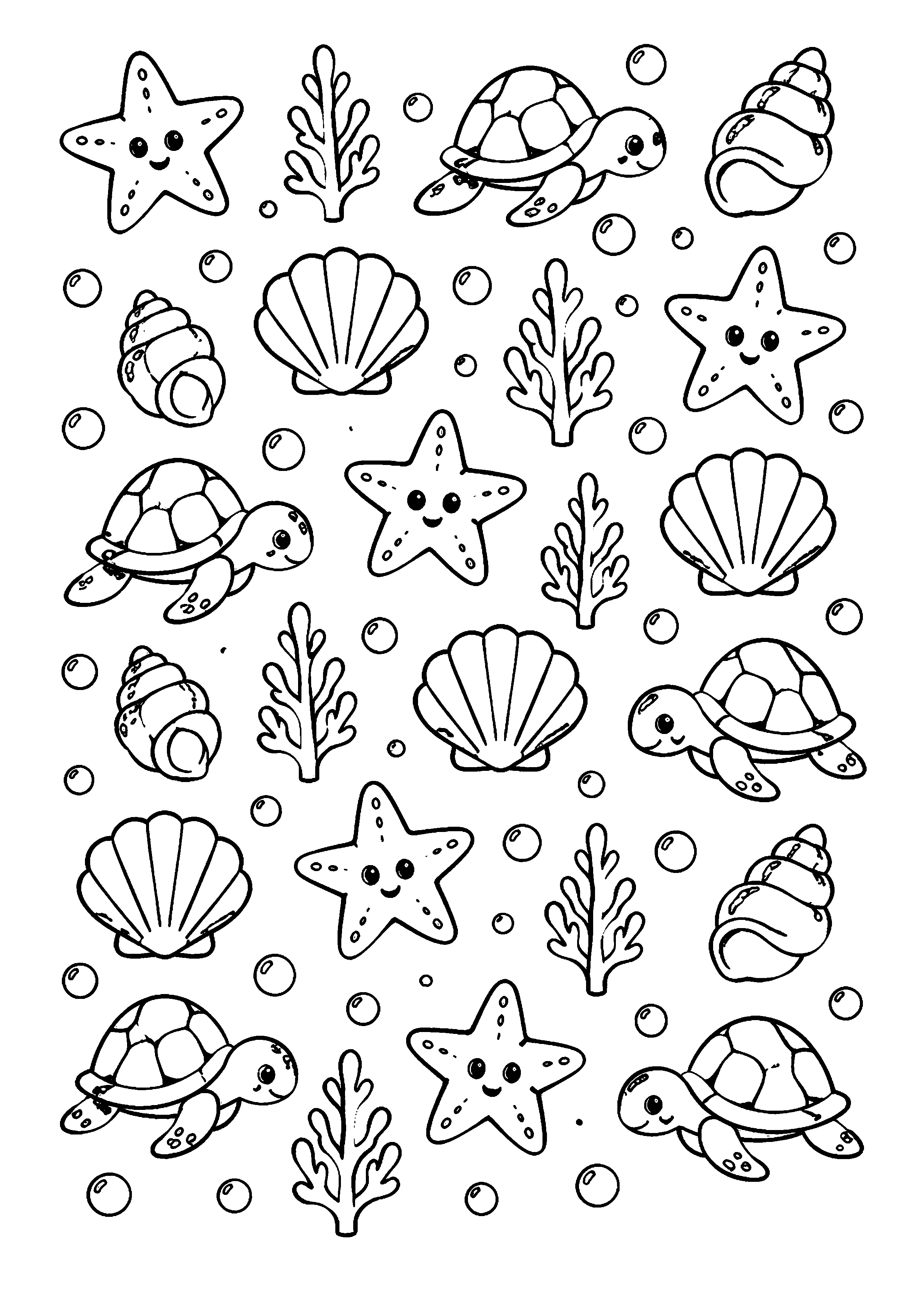 Coloriage Mer à imprimer – dessin n°9