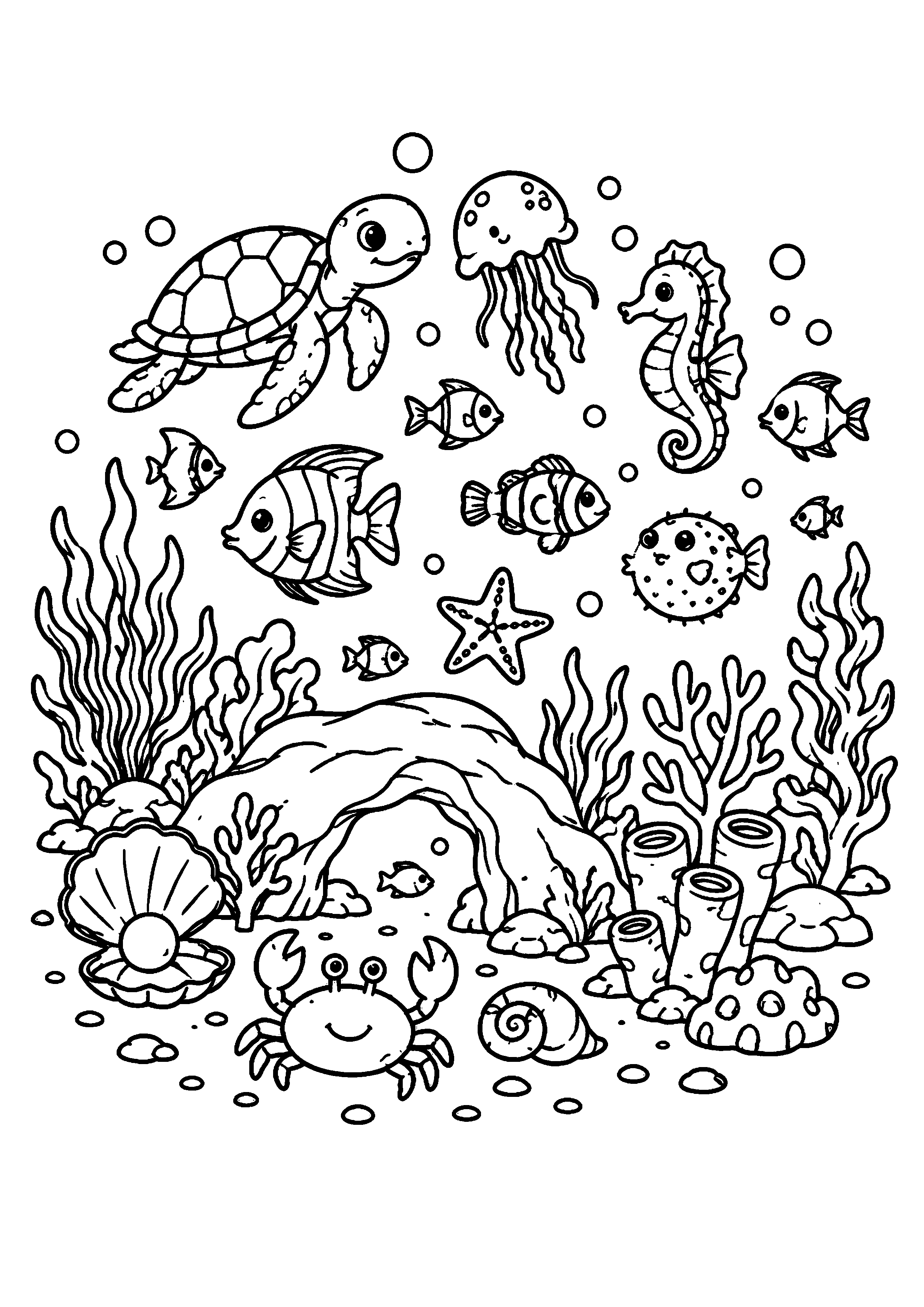 Coloriage Mer à imprimer – dessin n°12