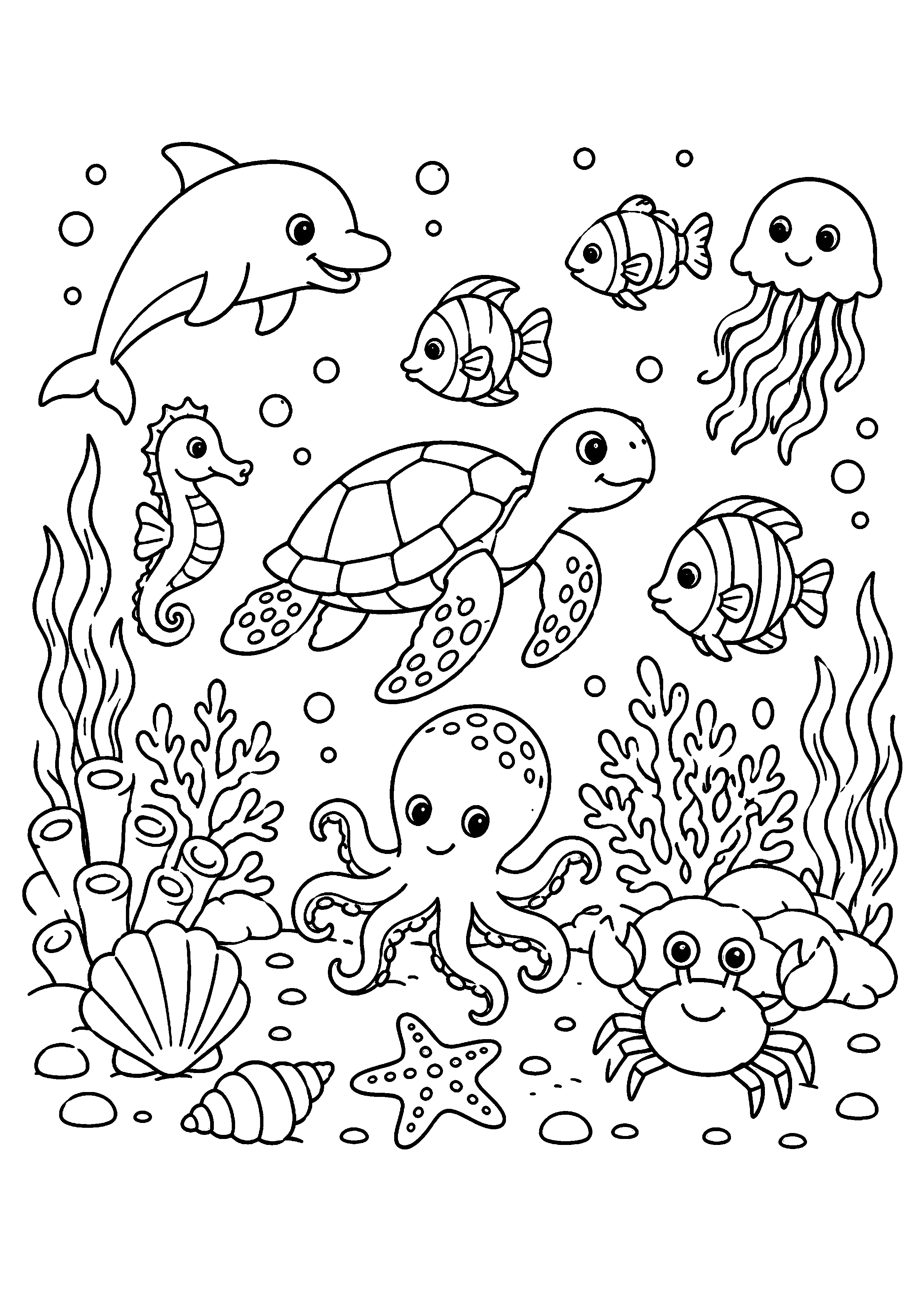 Coloriage Mer à imprimer – dessin n°15