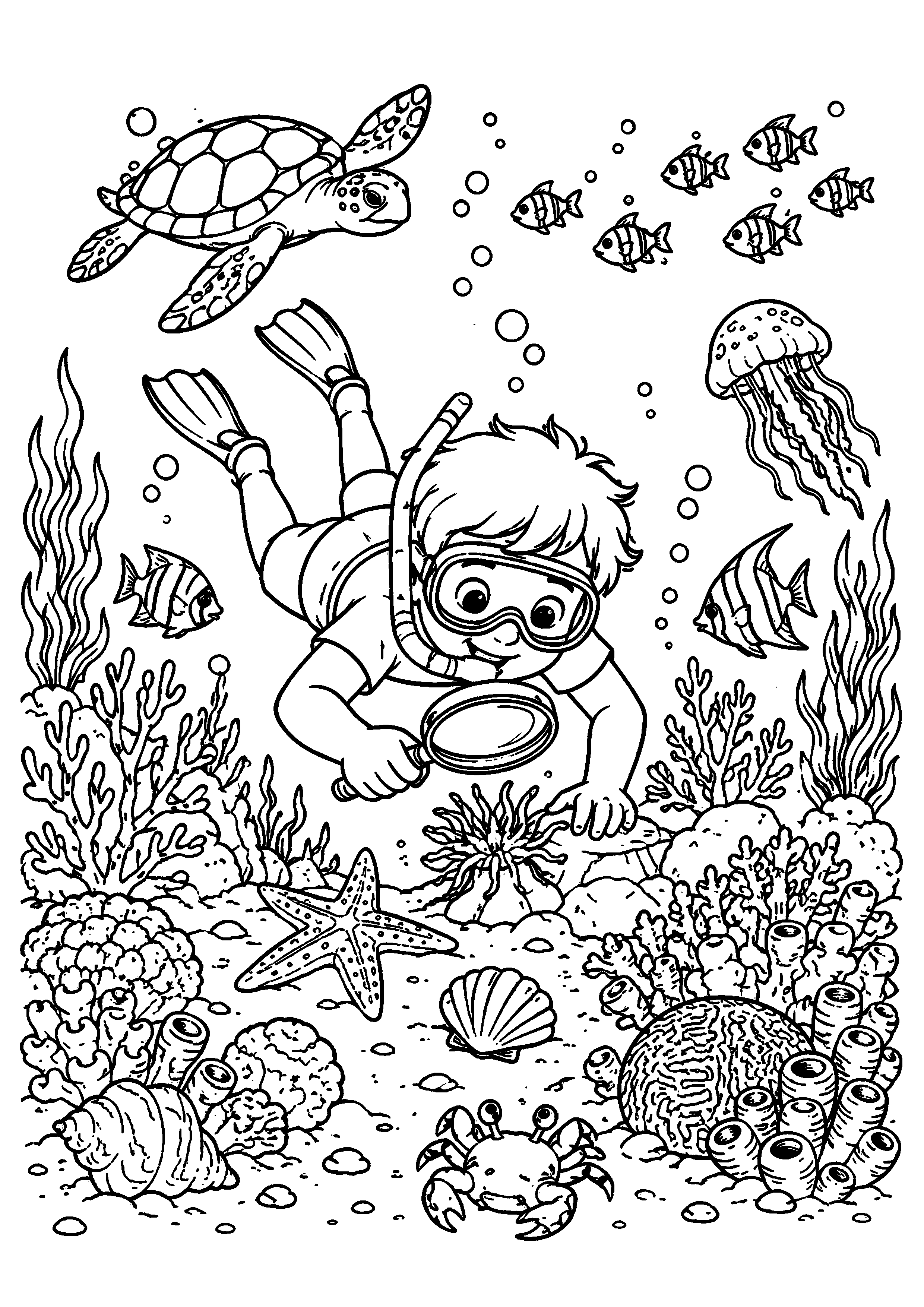 Coloriage Mer à imprimer – dessin n°16