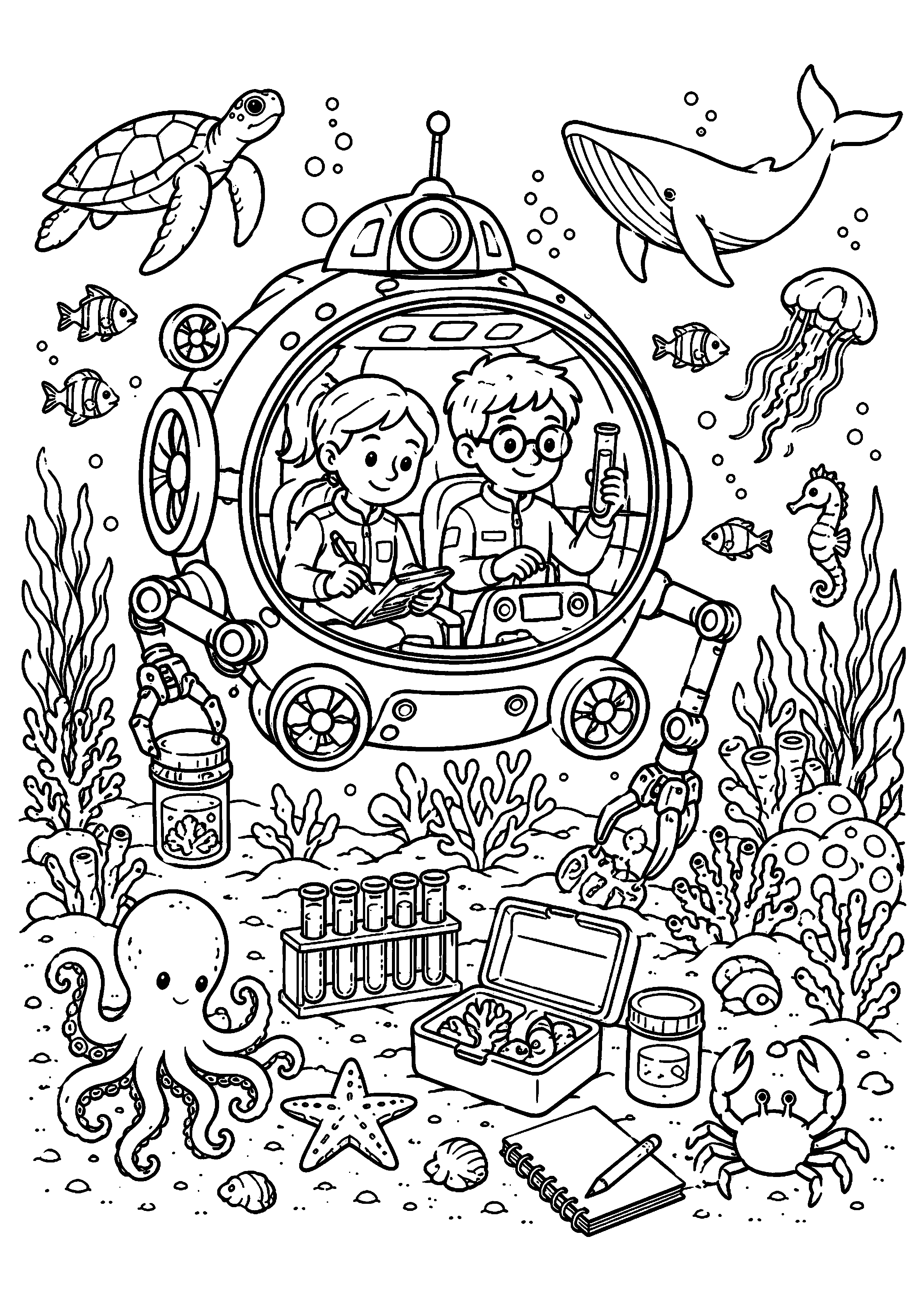 Coloriage Mer à imprimer – dessin n°17