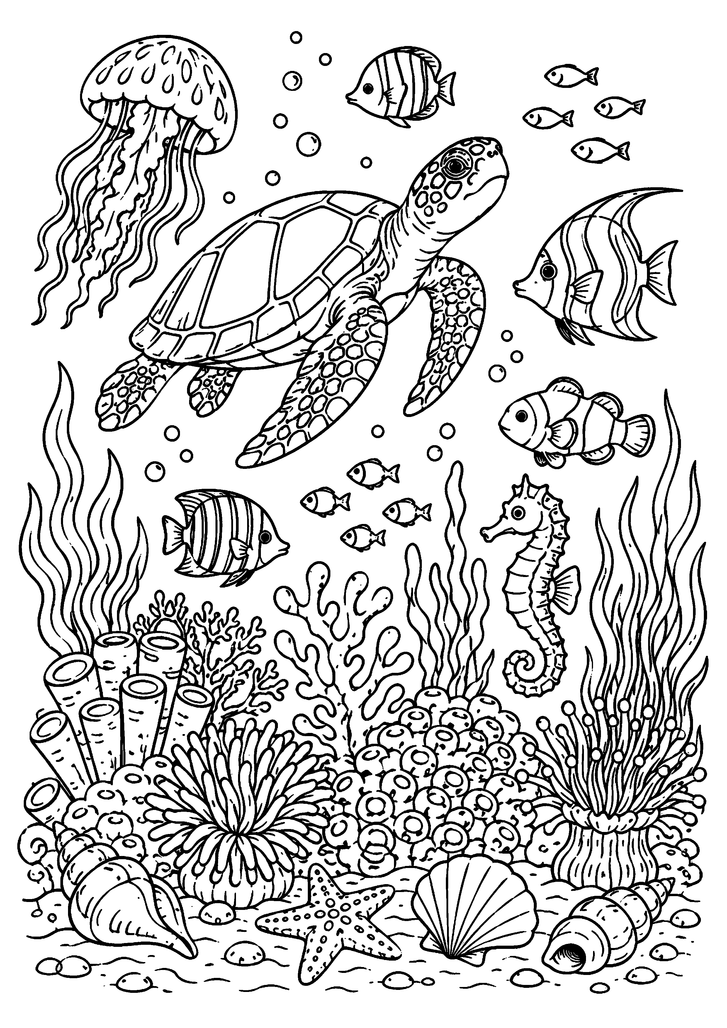 Coloriage Mer à imprimer – dessin n°20