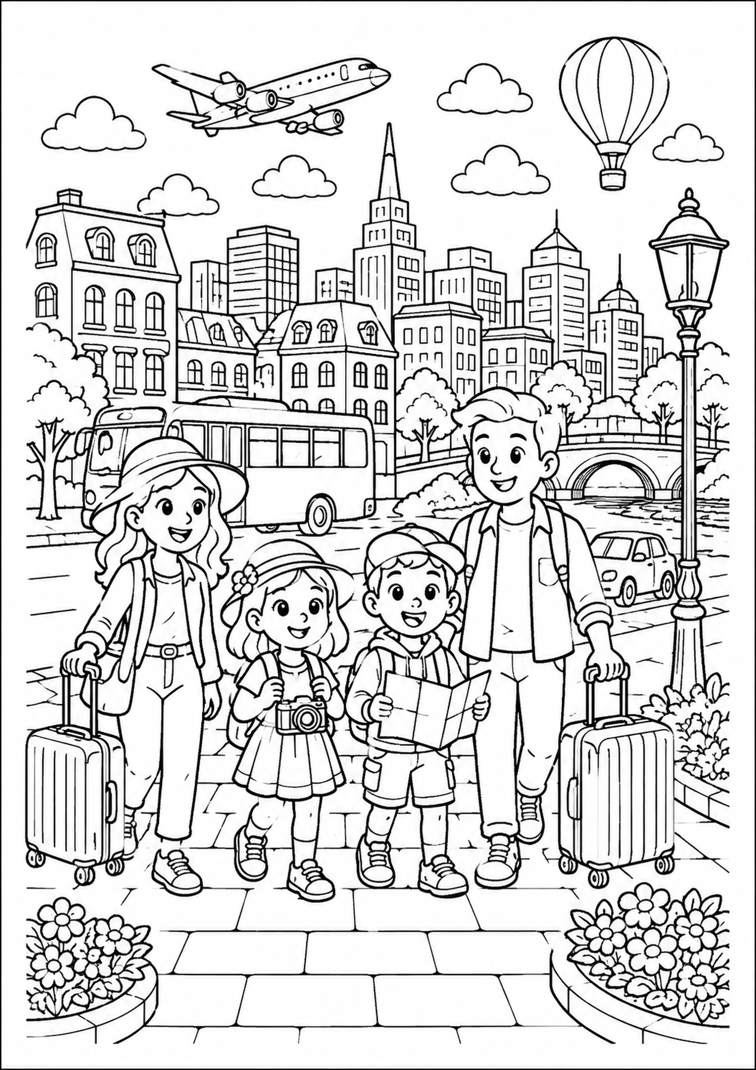 Coloriage Monuments du monde – dessin 15