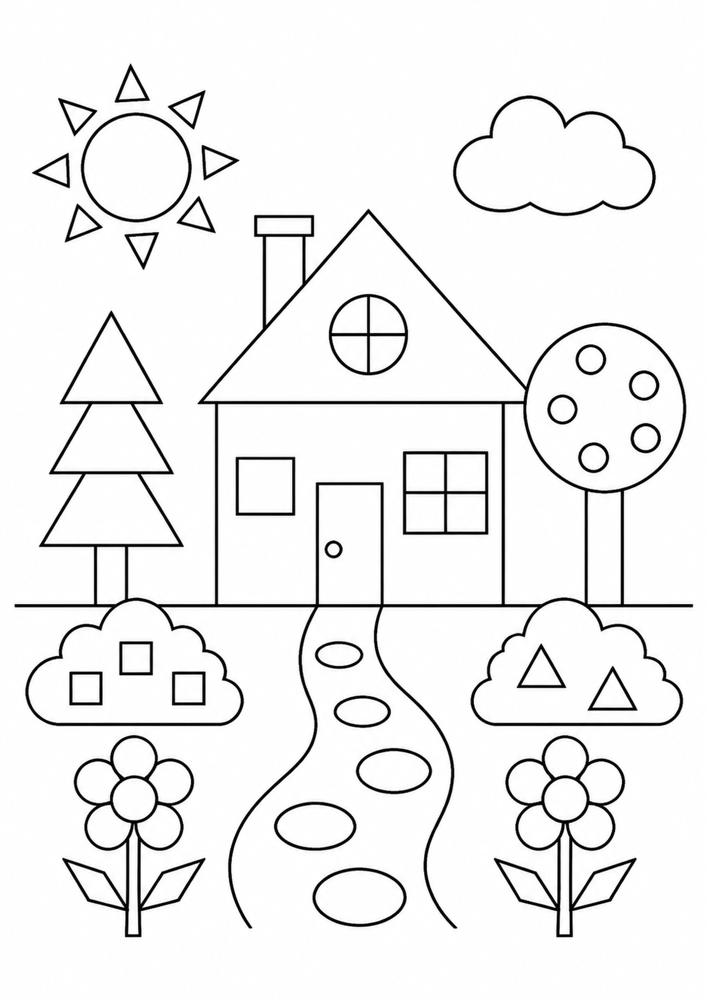 Coloriage Monuments du monde – dessin 4