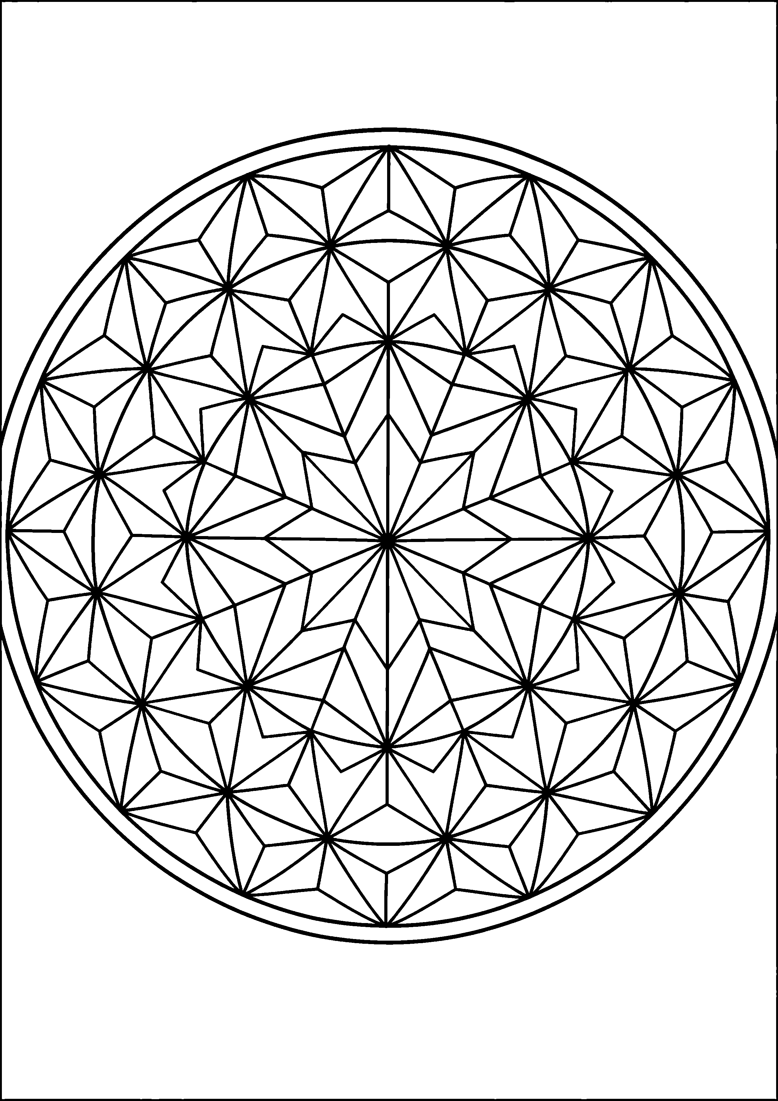 Coloriage motif japonais à imprimer – dessin n°2