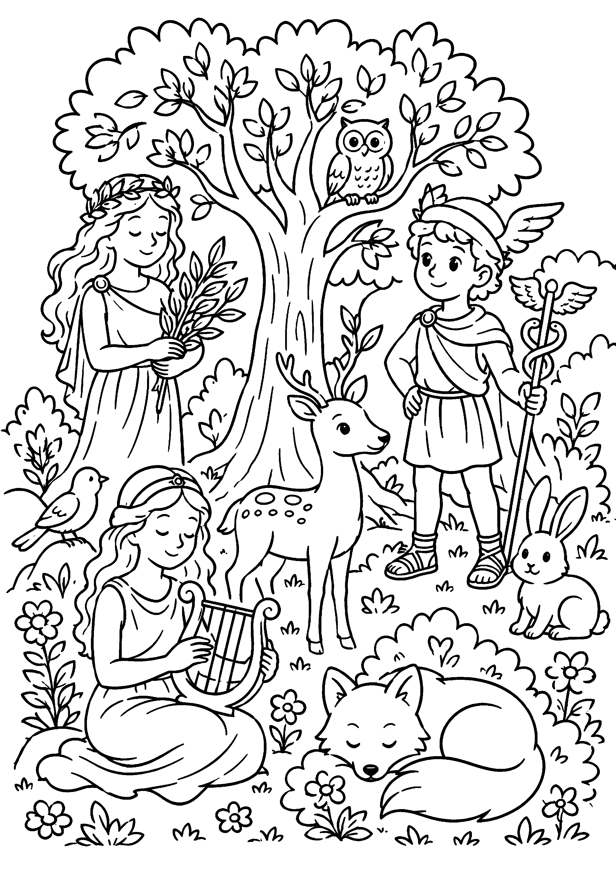 Coloriage Mythologie grecque à imprimer – dessin 3