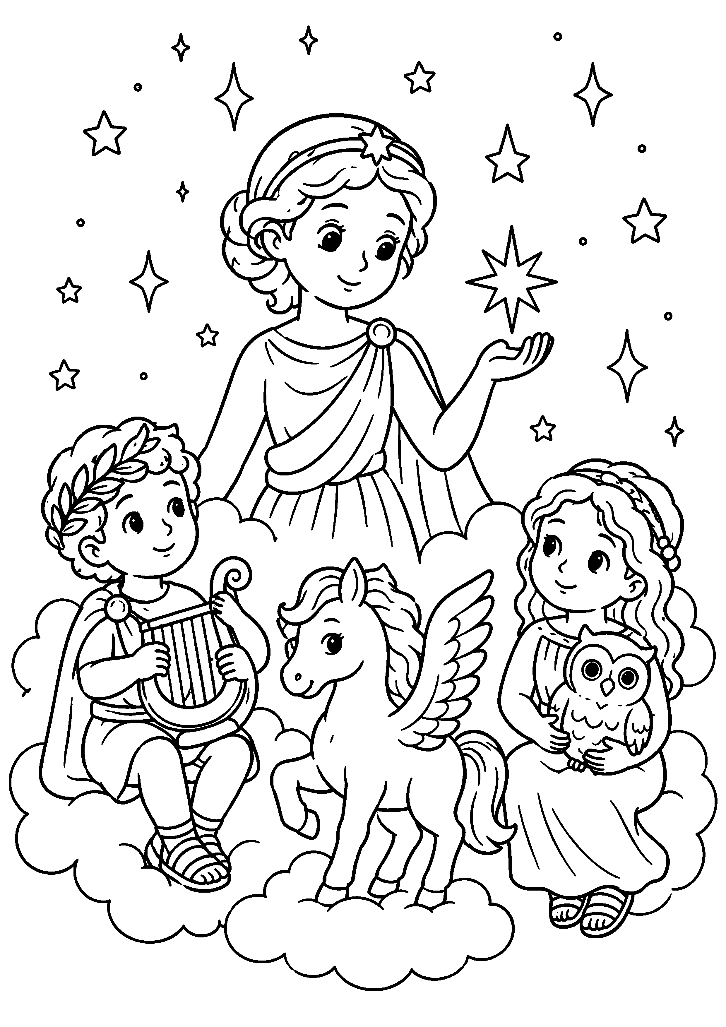Coloriage Mythologie grecque à imprimer – dessin n°5