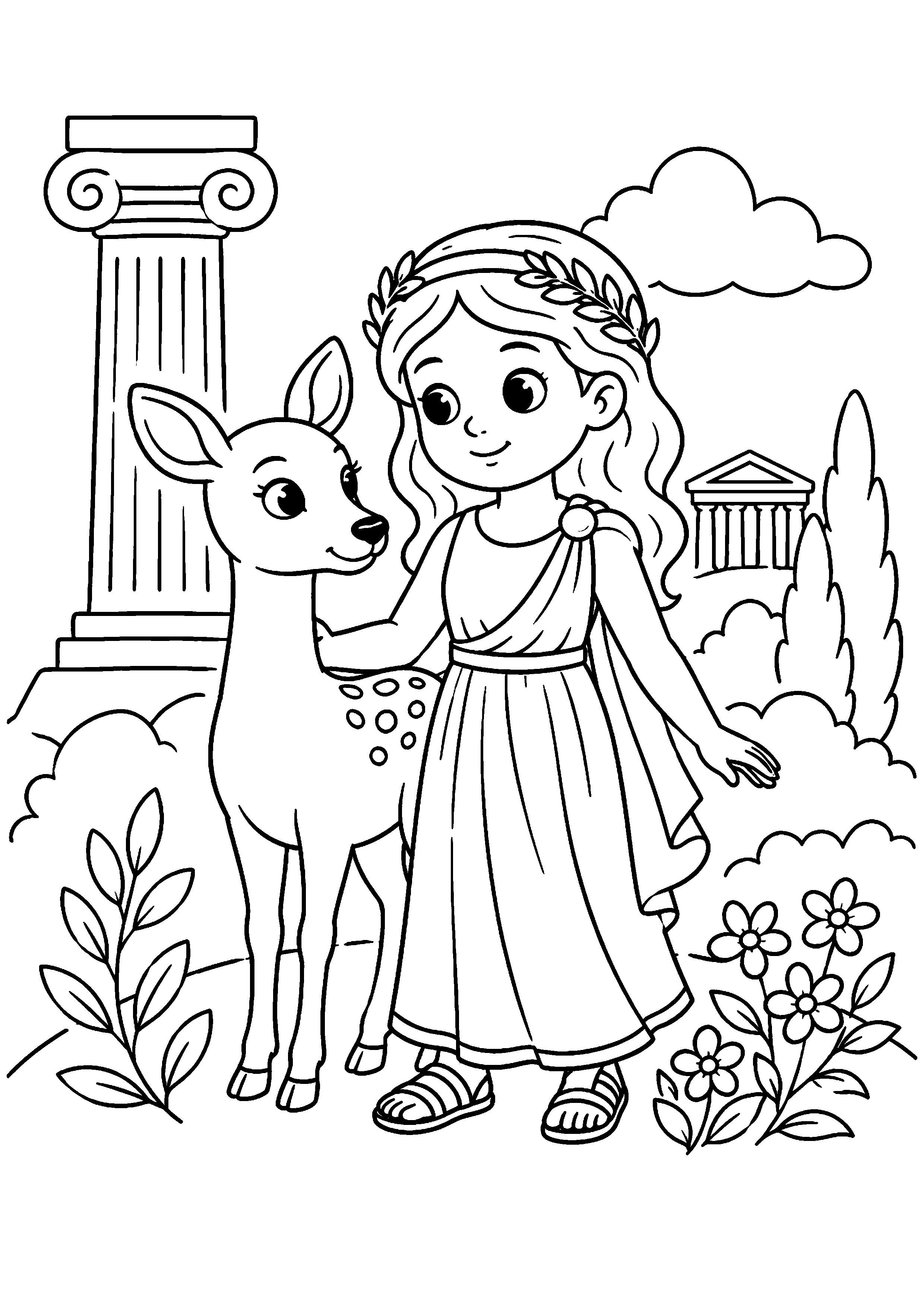 Coloriage Mythologie grecque à imprimer – dessin n°6