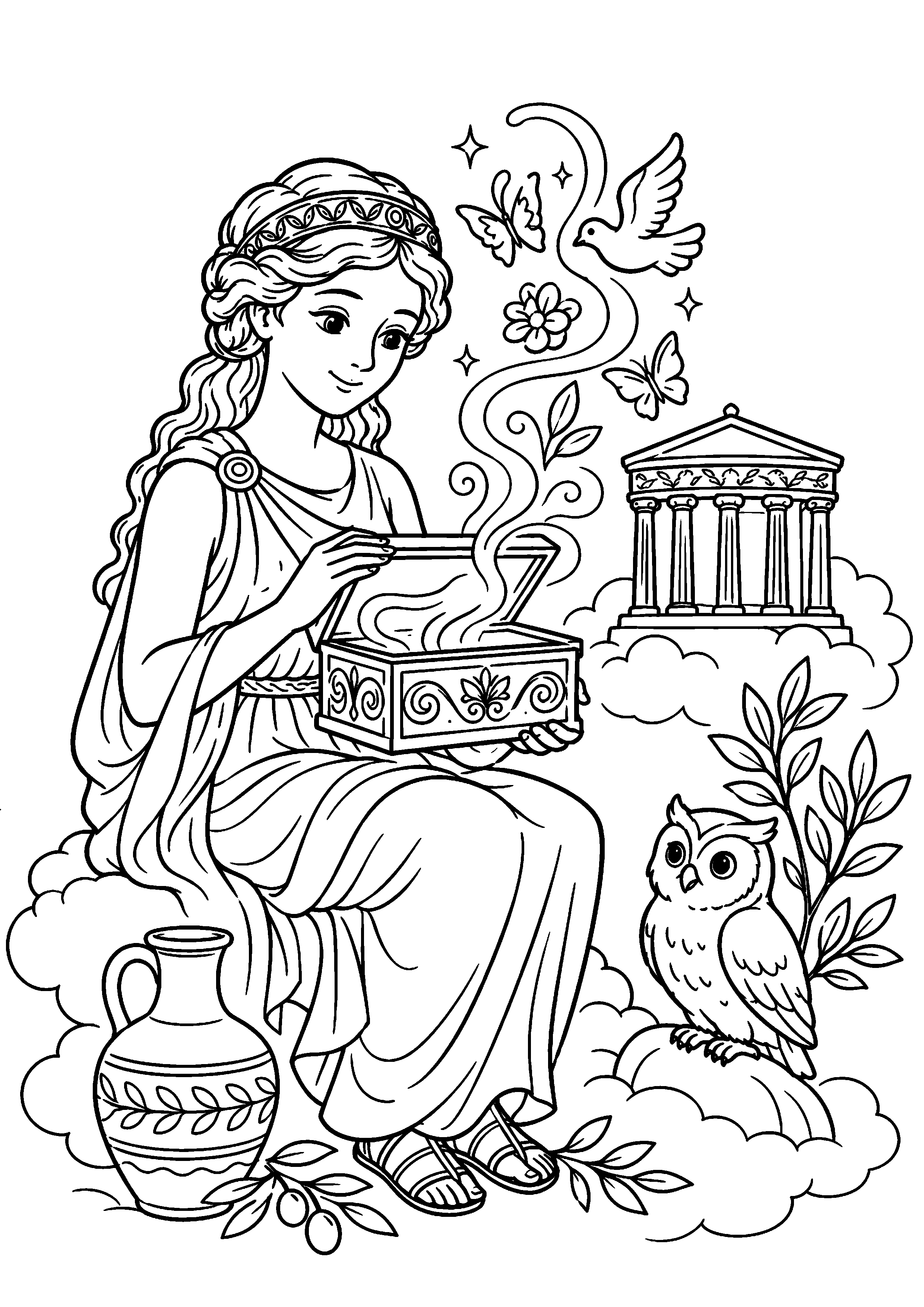 Coloriage Mythologie grecque à imprimer – dessin n°9