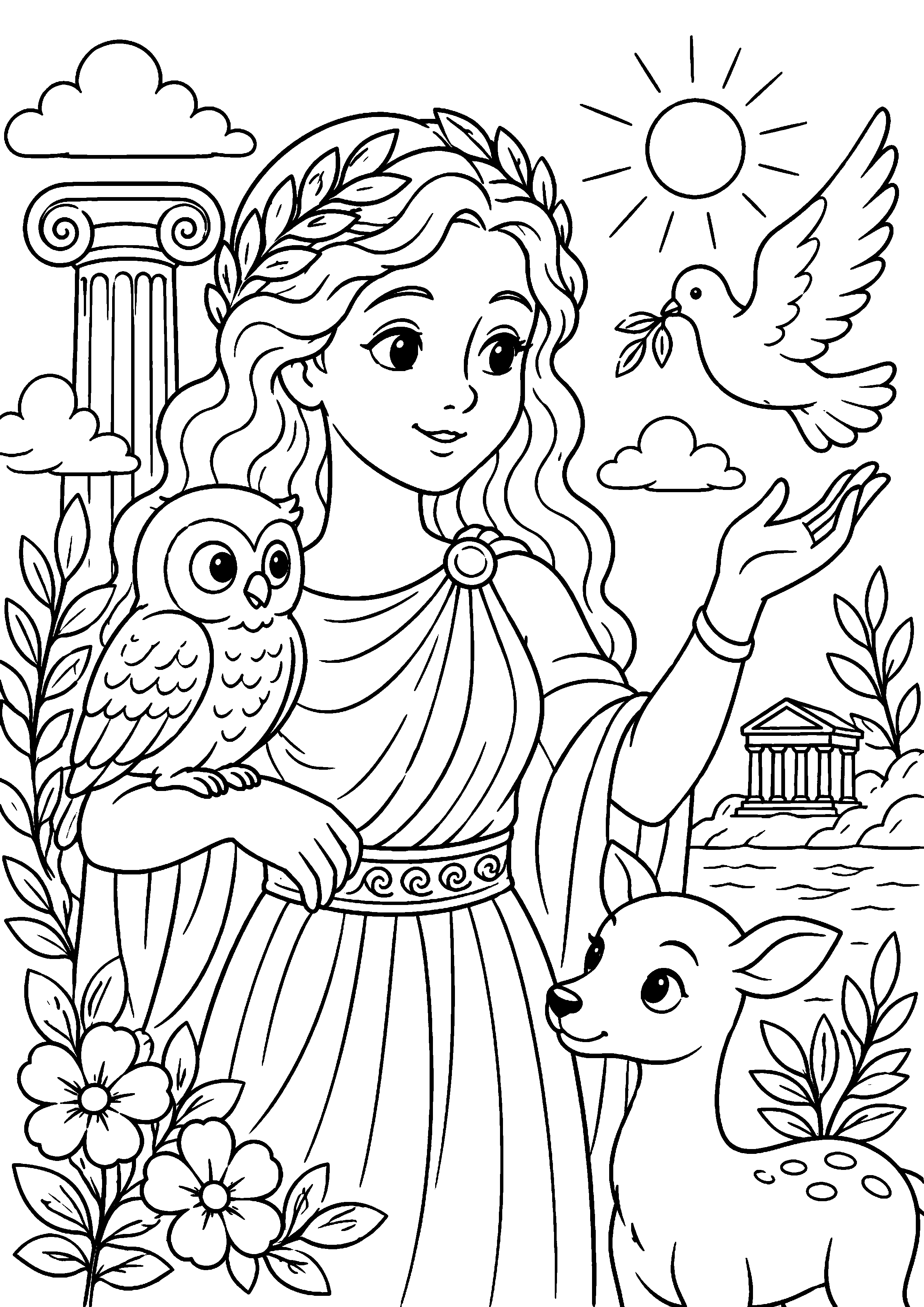 Coloriage Mythologie grecque à imprimer – dessin n°14