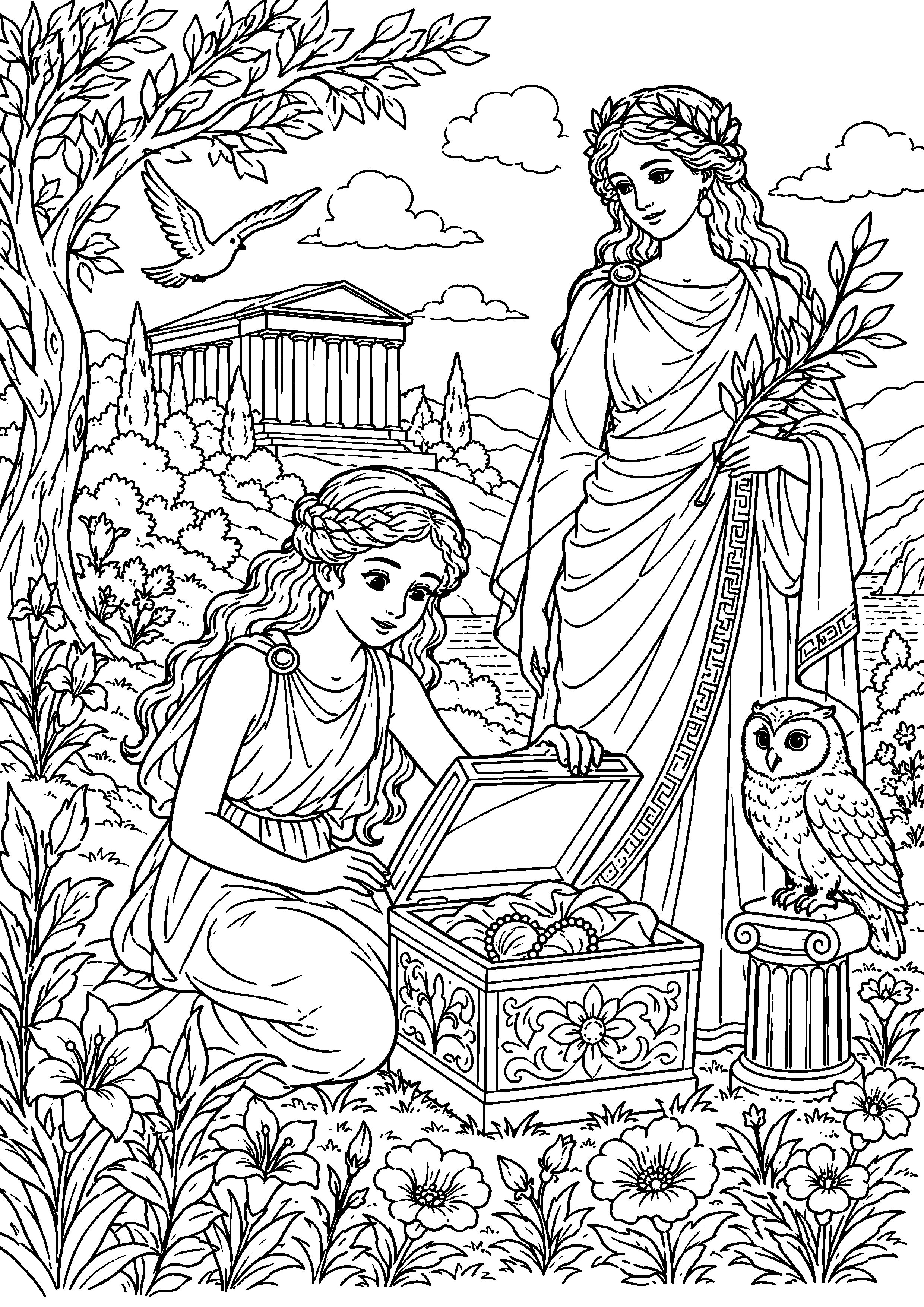 Coloriage Mythologie grecque à imprimer – dessin n°16