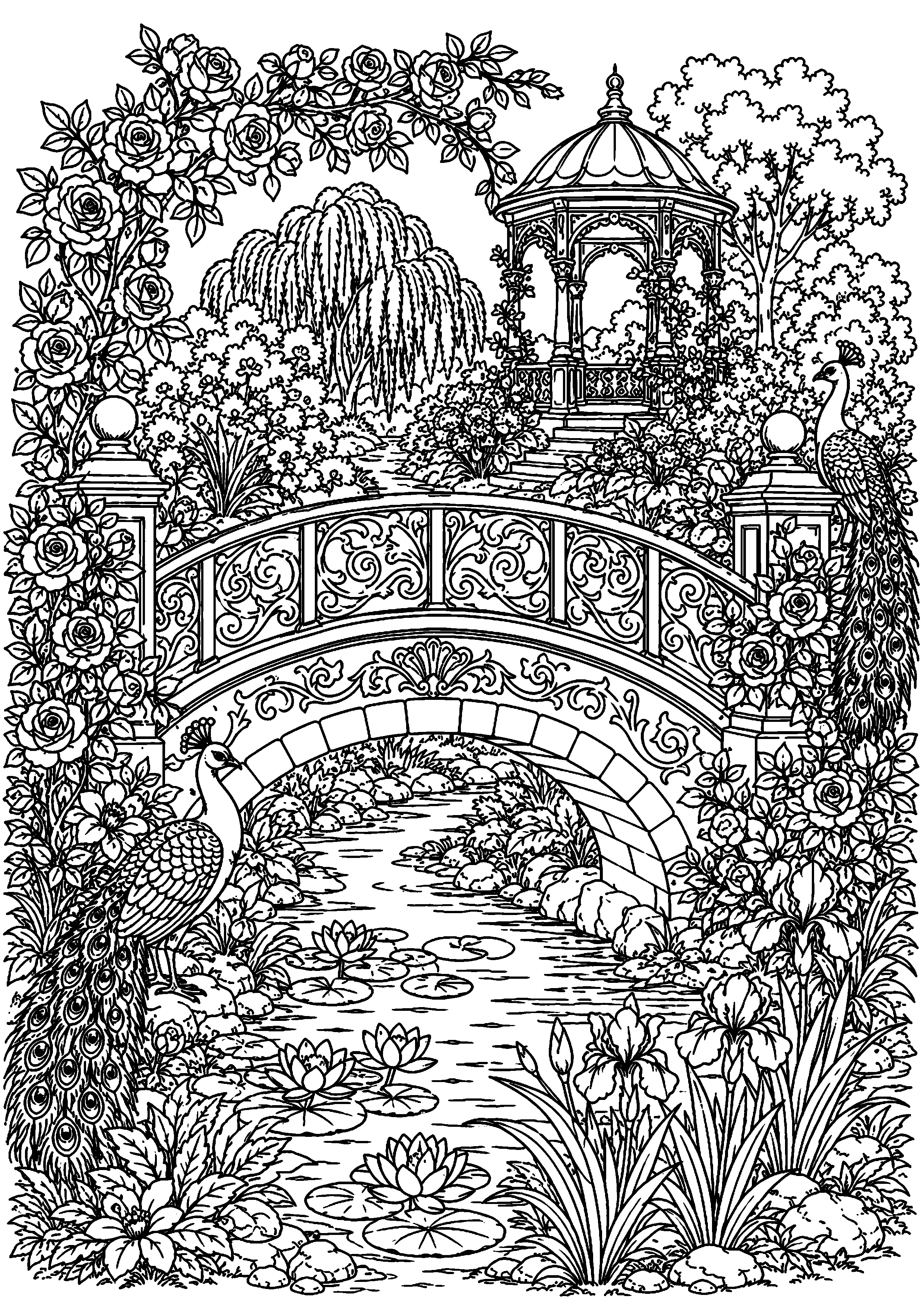 Coloriage pont à imprimer – dessin n°17