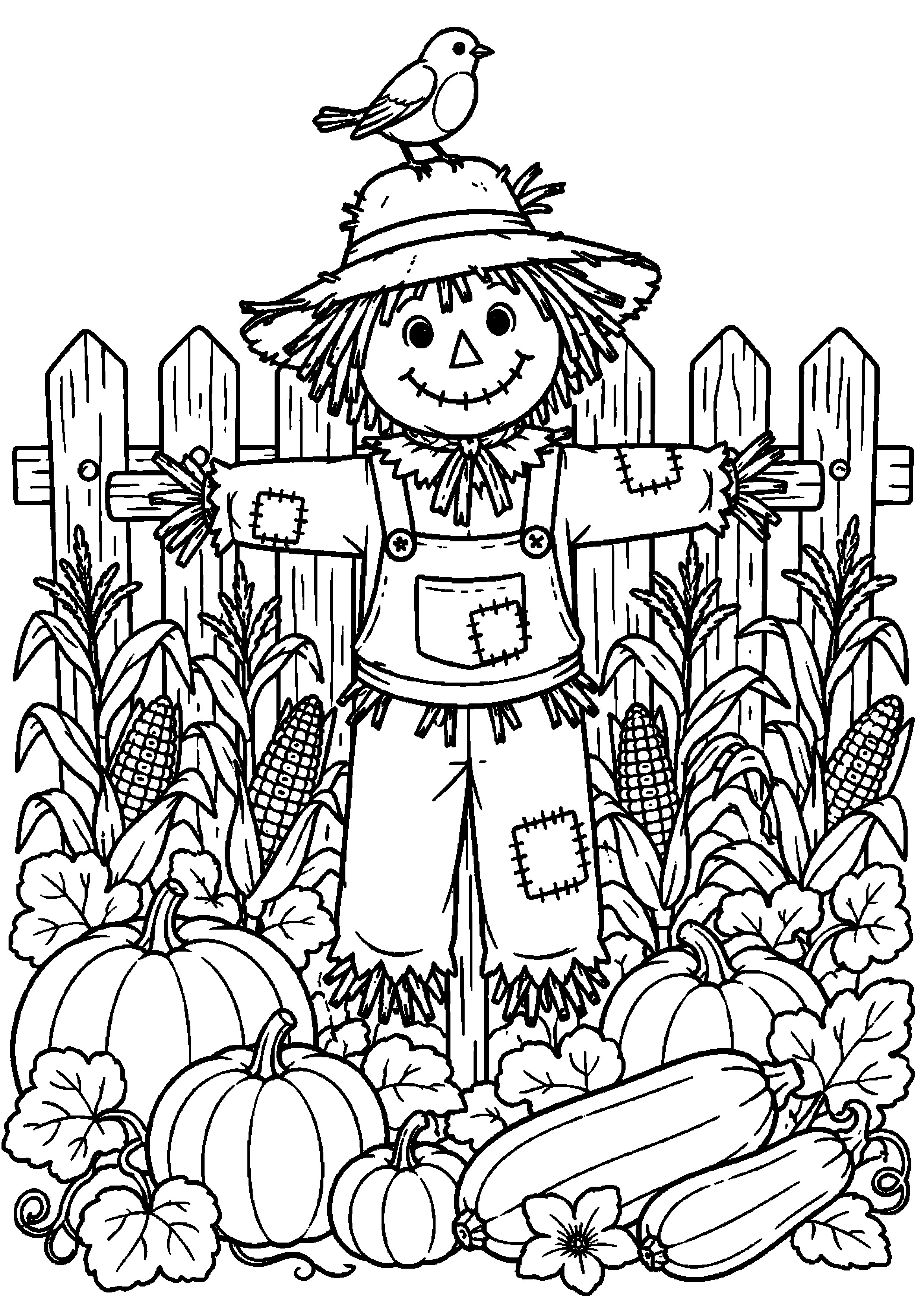 Coloriage potager à imprimer – dessin n°3