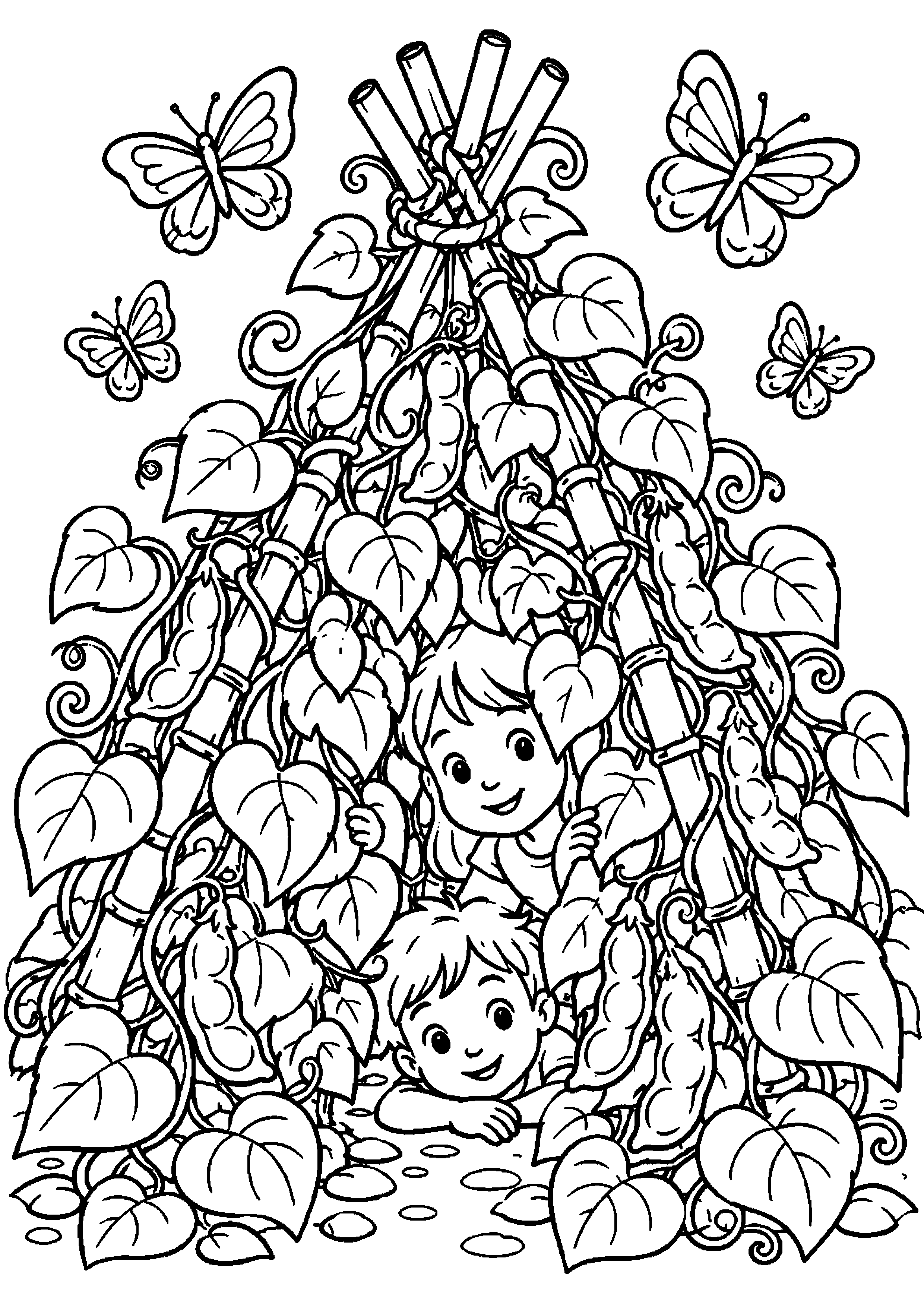 Coloriage potager à imprimer – dessin n°10