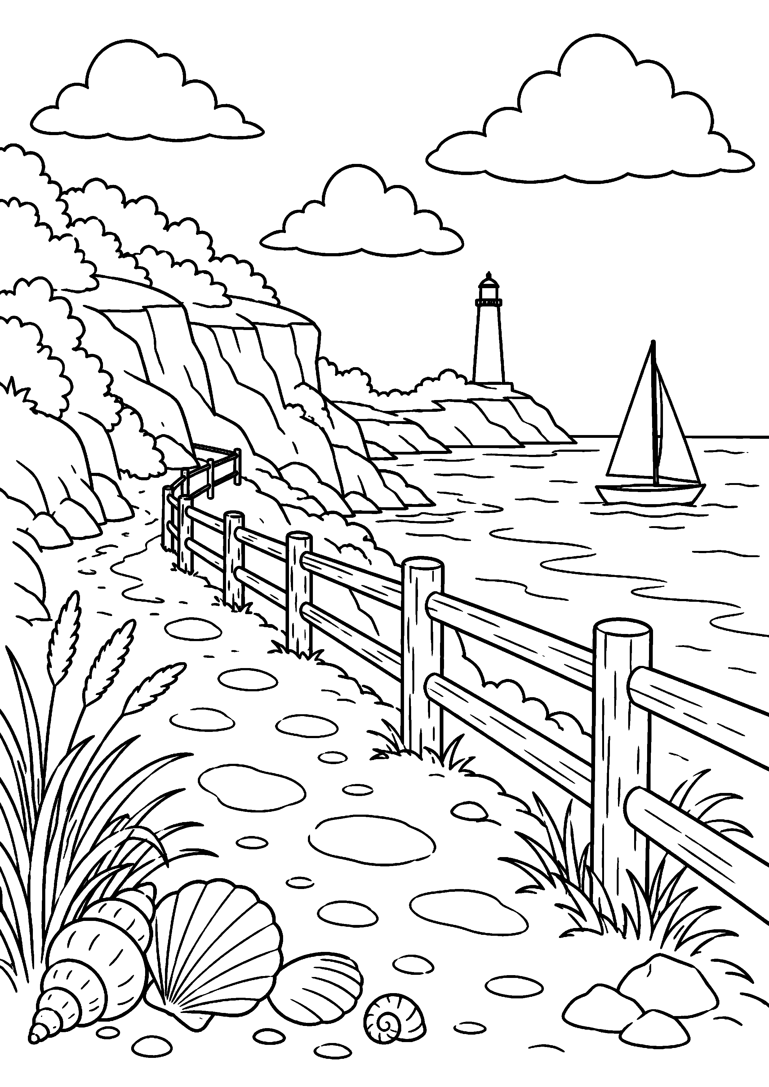 Coloriage randonnée à imprimer – dessin n°6