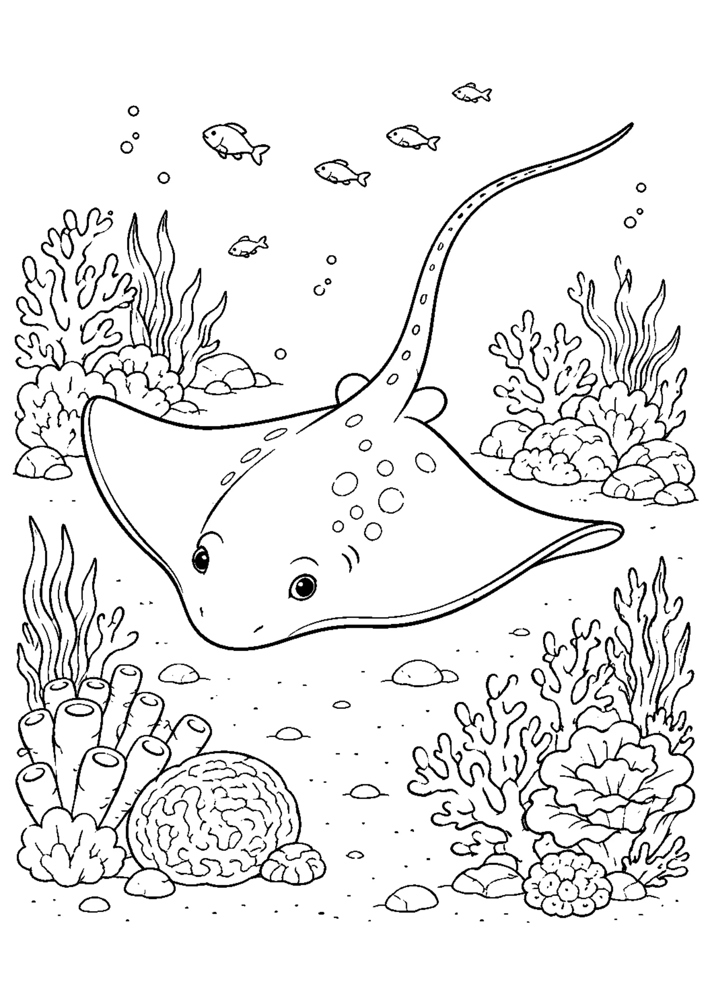 Coloriage Récif corallien à imprimer – dessin n°5