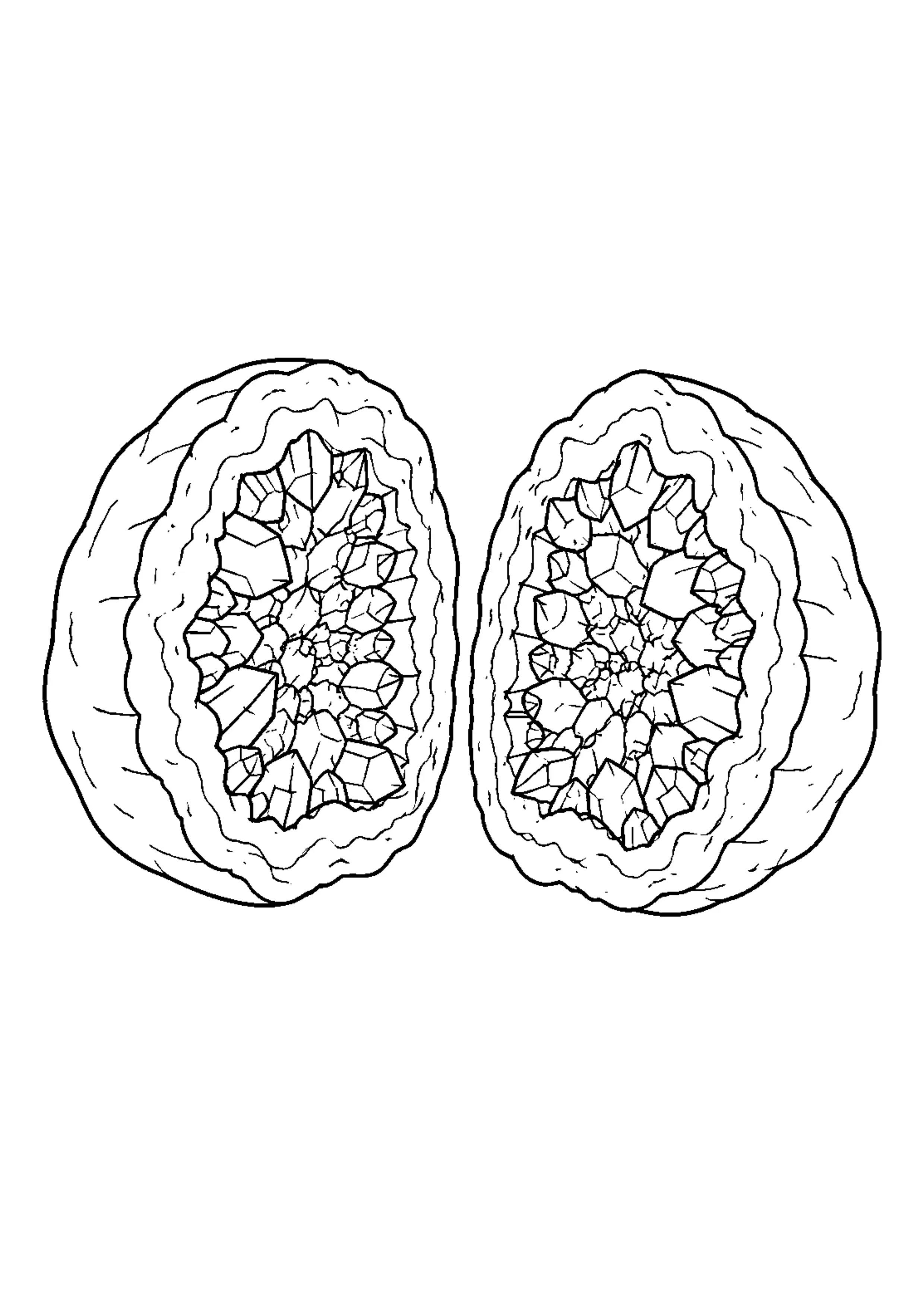 Coloriage Roches et minéraux à imprimer – dessin n°2