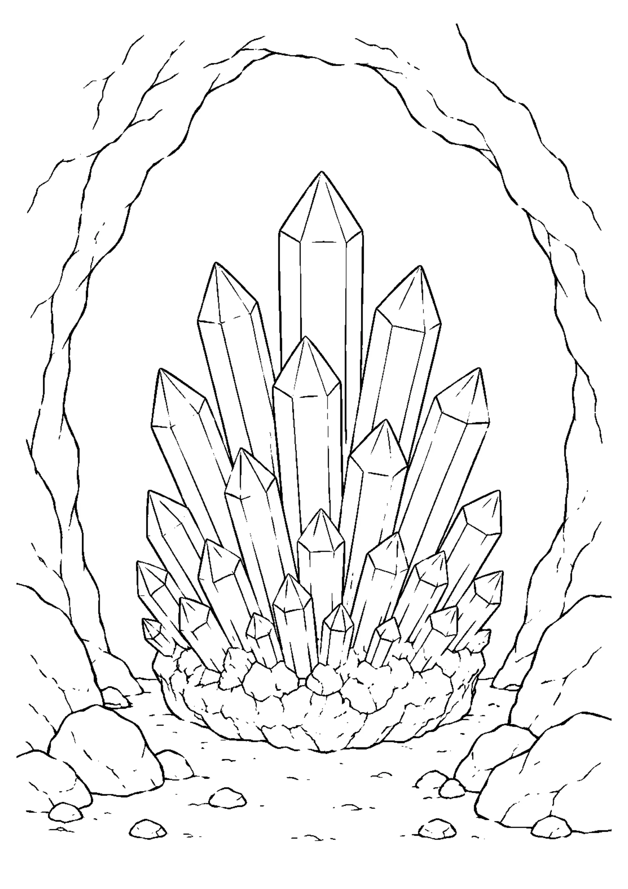 Coloriage Roches et minéraux à imprimer – dessin n°5